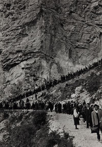Lazio / Monte Autore, stampa vintage alla gelatina ai sali d'argento
