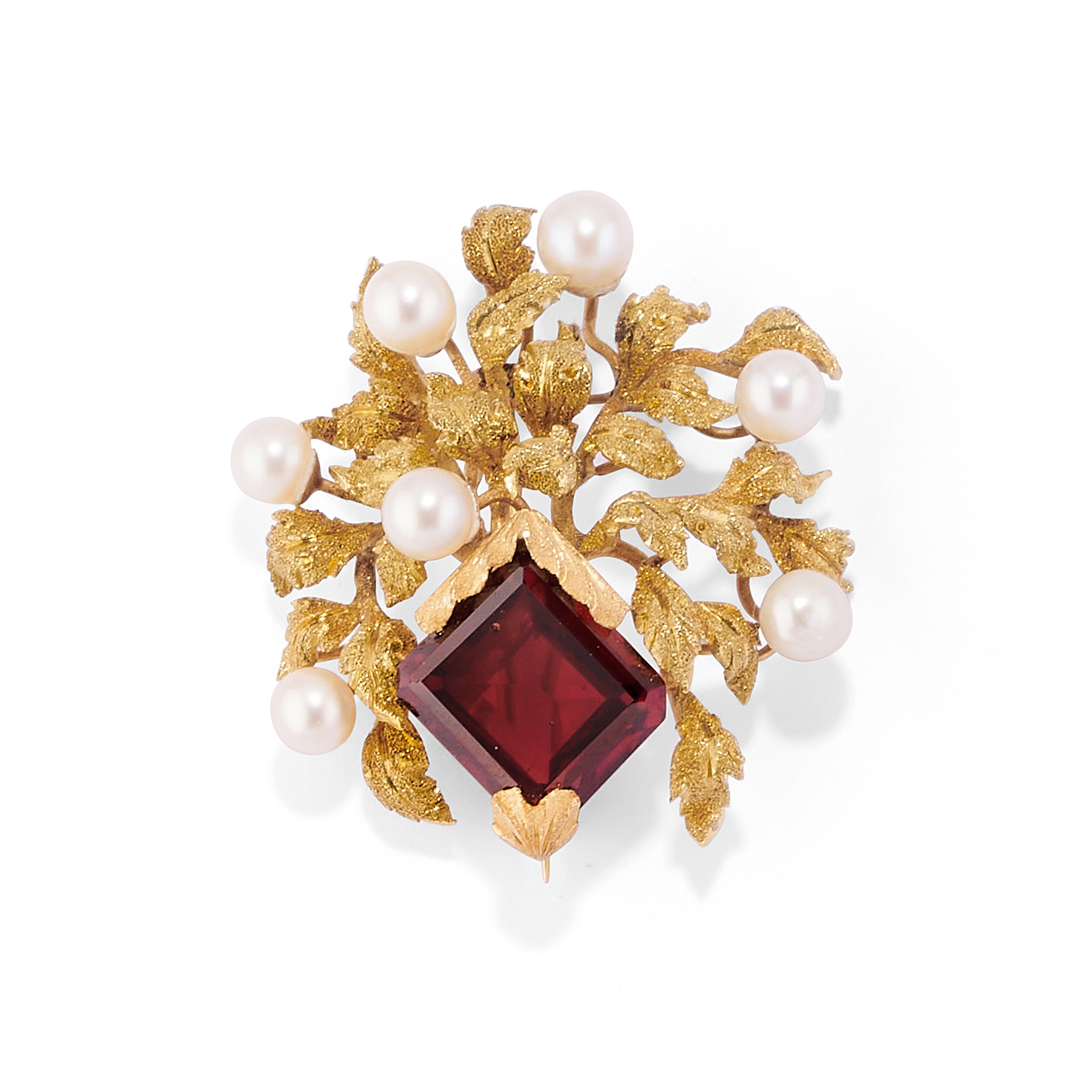 Demi-parure con Granati