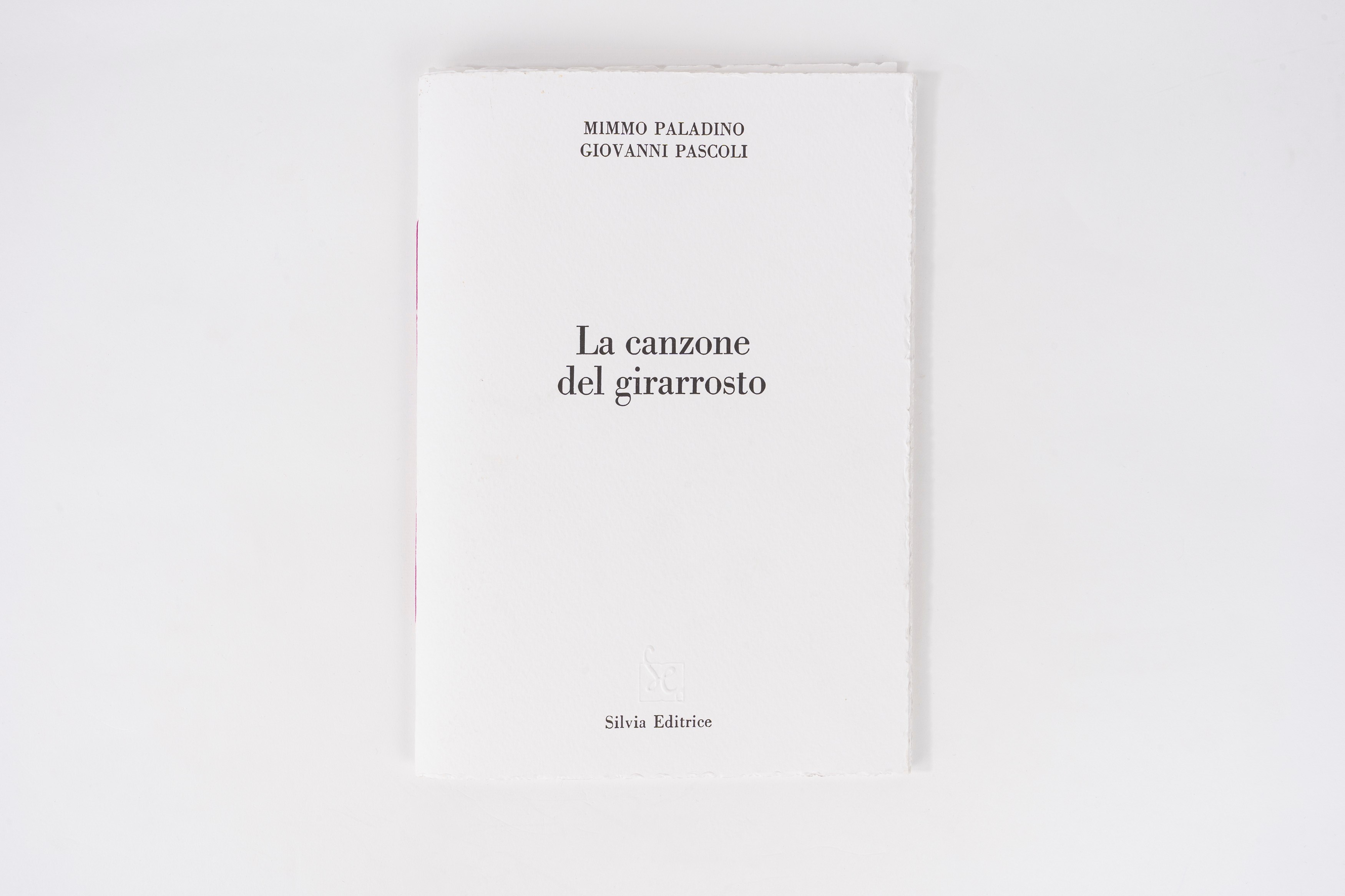 Mimmo Paladino - La canzone del girarrosto, volume contenente 4 xilografie a colori