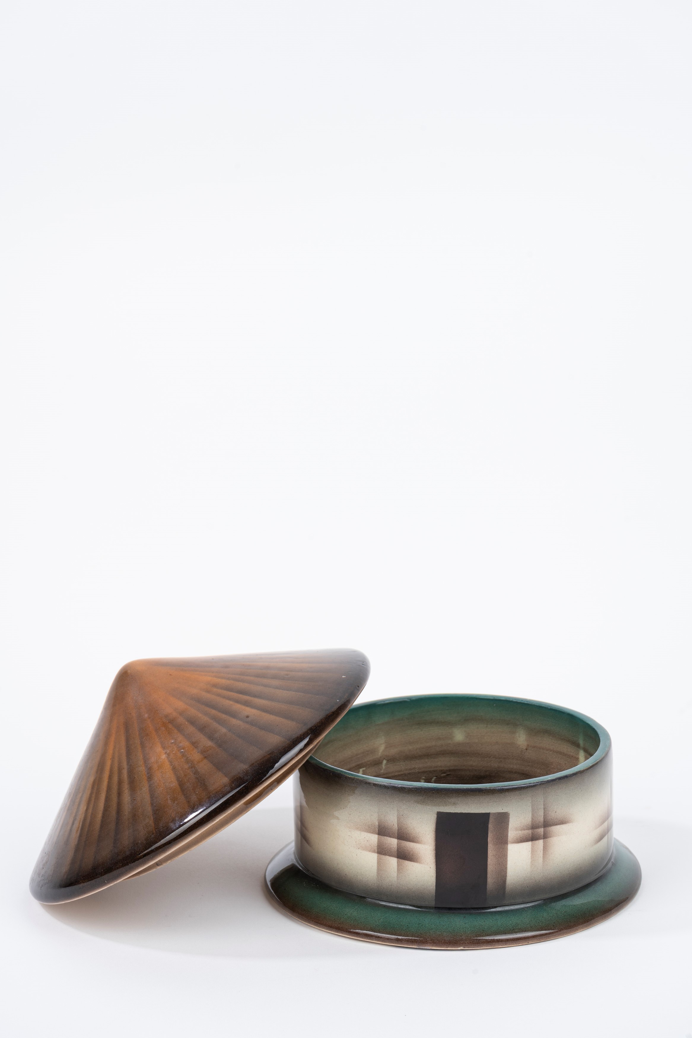 Contenitore in Ceramica a Forma di Capanna Abissina, Faci Civita Castellana, Anni '30 del XX Seco...