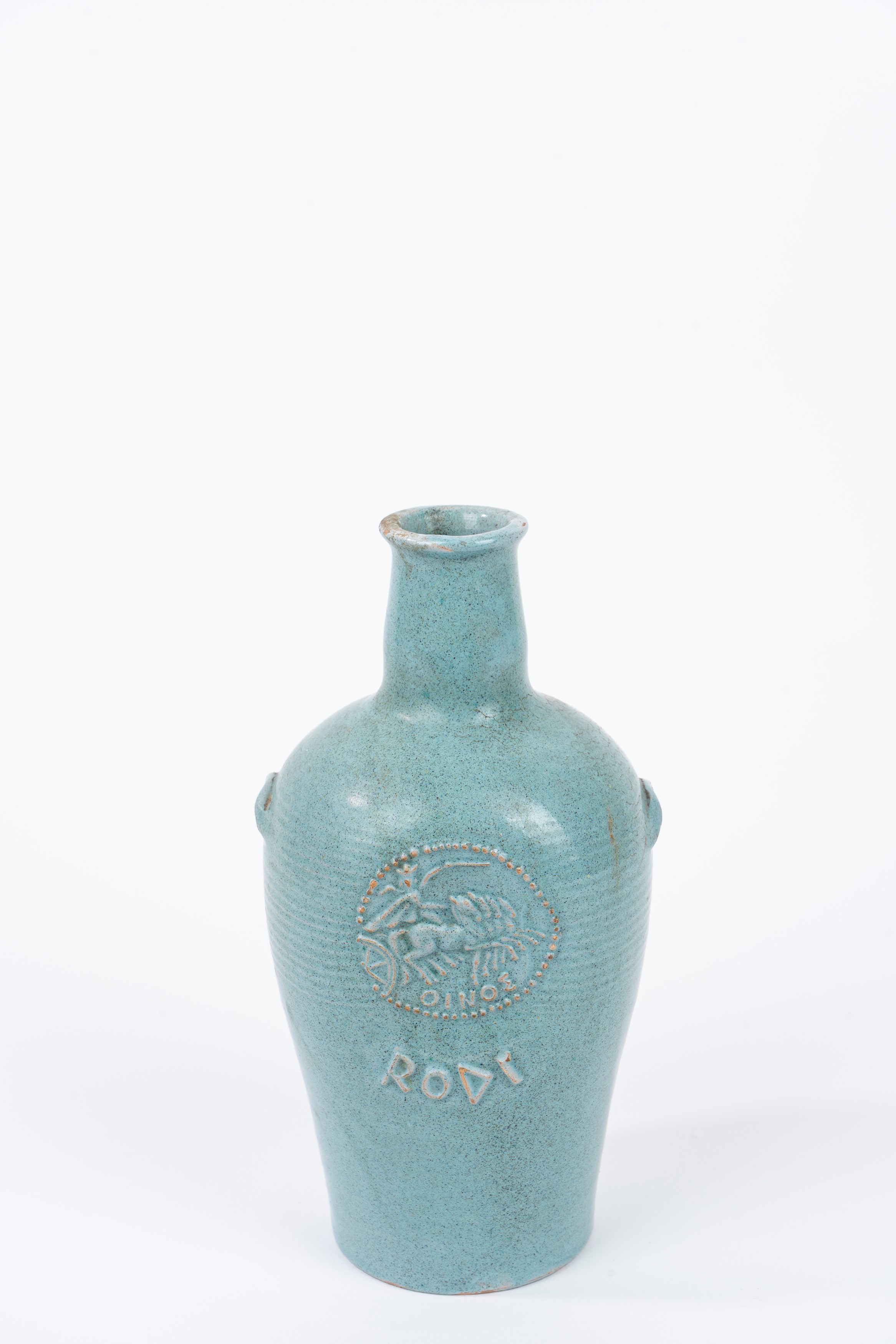Bottiglia da Liquore in Ceramica, Icaro Rodi