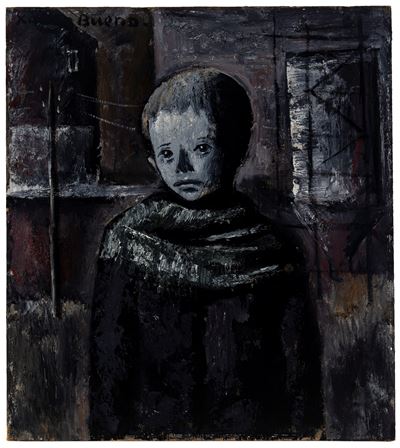 Senza titolo, olio su tavola
