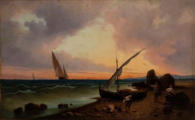 Tramonto sulla Riva