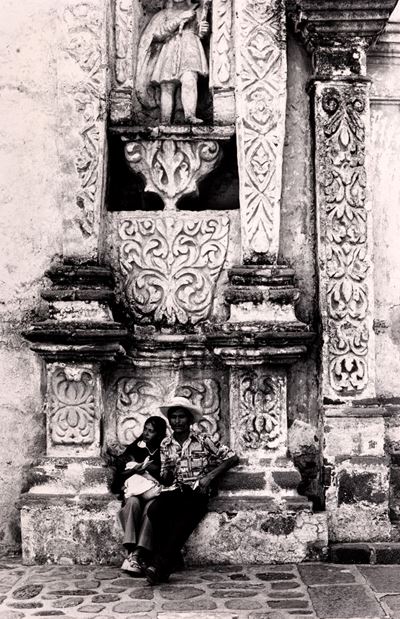 Mexico. Cattedrale di Cuernavaca, Stampa vintage alla gelatina ai sali d'argento