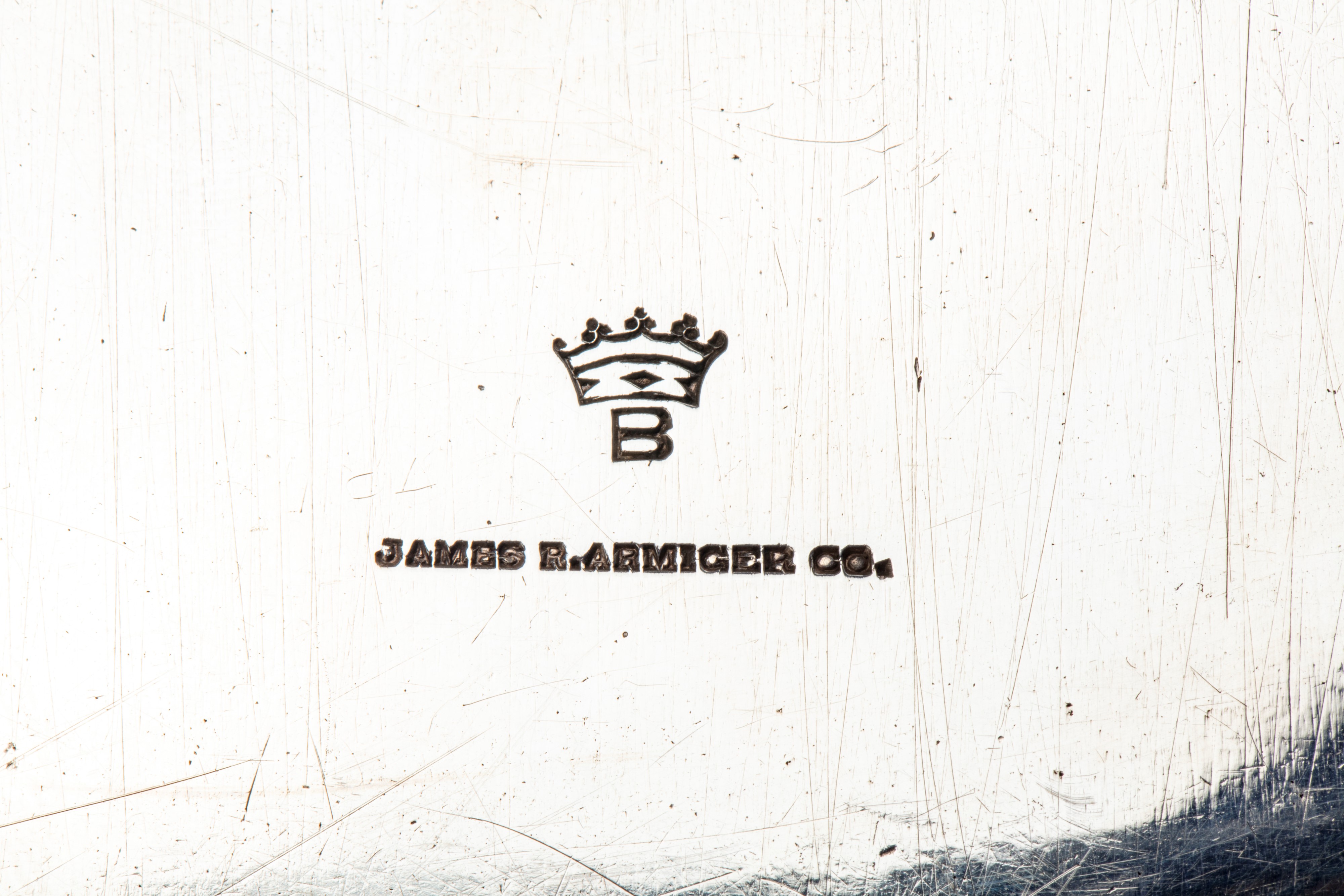 James R. Armiger & Co., Vassoietto da posta in argento 925, New York, circa 1890
