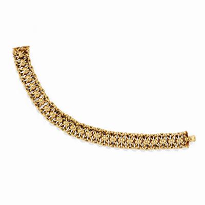 Bracciale in oro giallo 18K, circa 1940