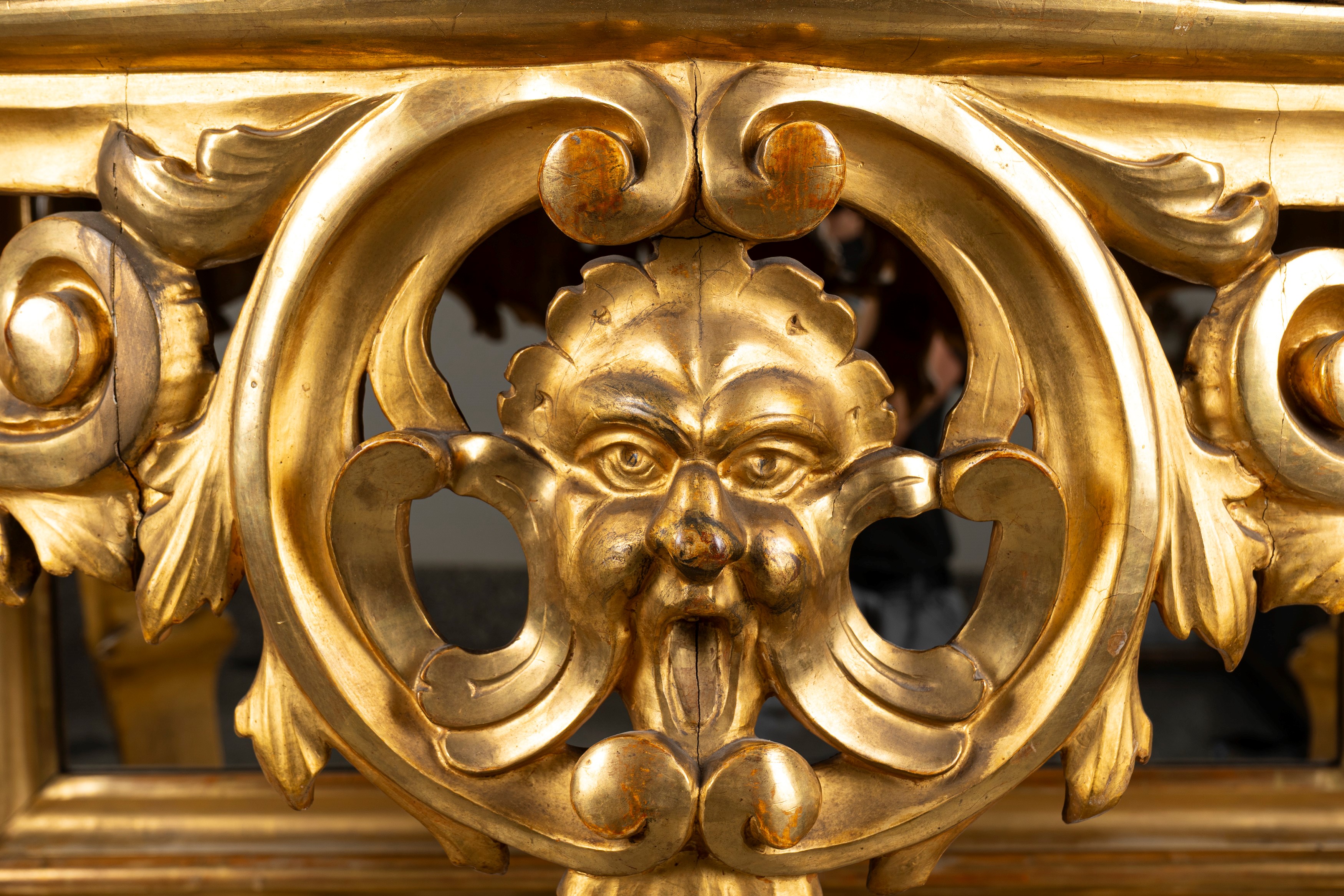 Consolle con Specchiera in Stile Luigi XV, Secolo XIX