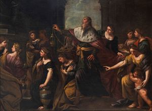 Salomone adora gli idoli