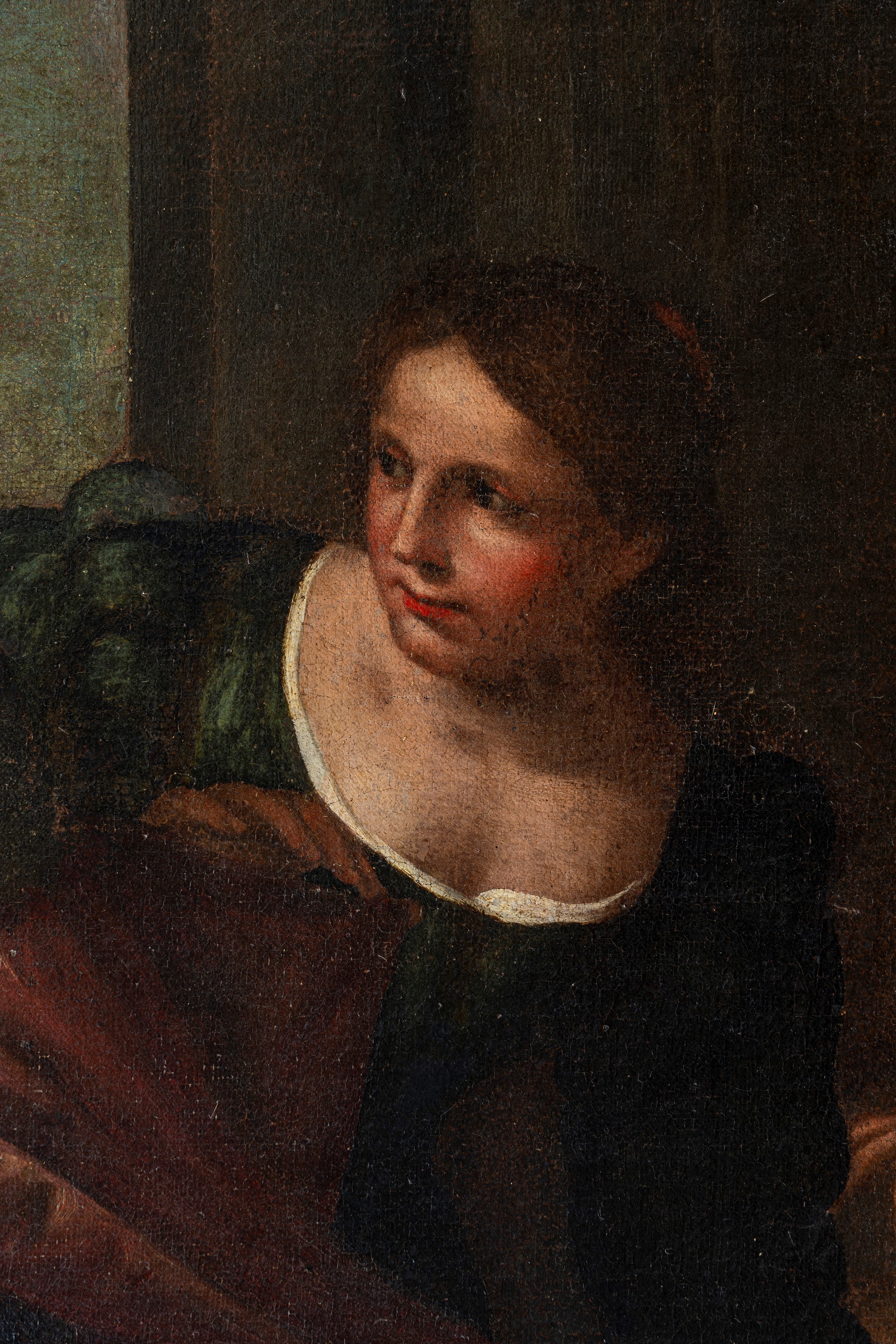 Andrea Vaccaro - Salomone adora gli idoli, olio su tela