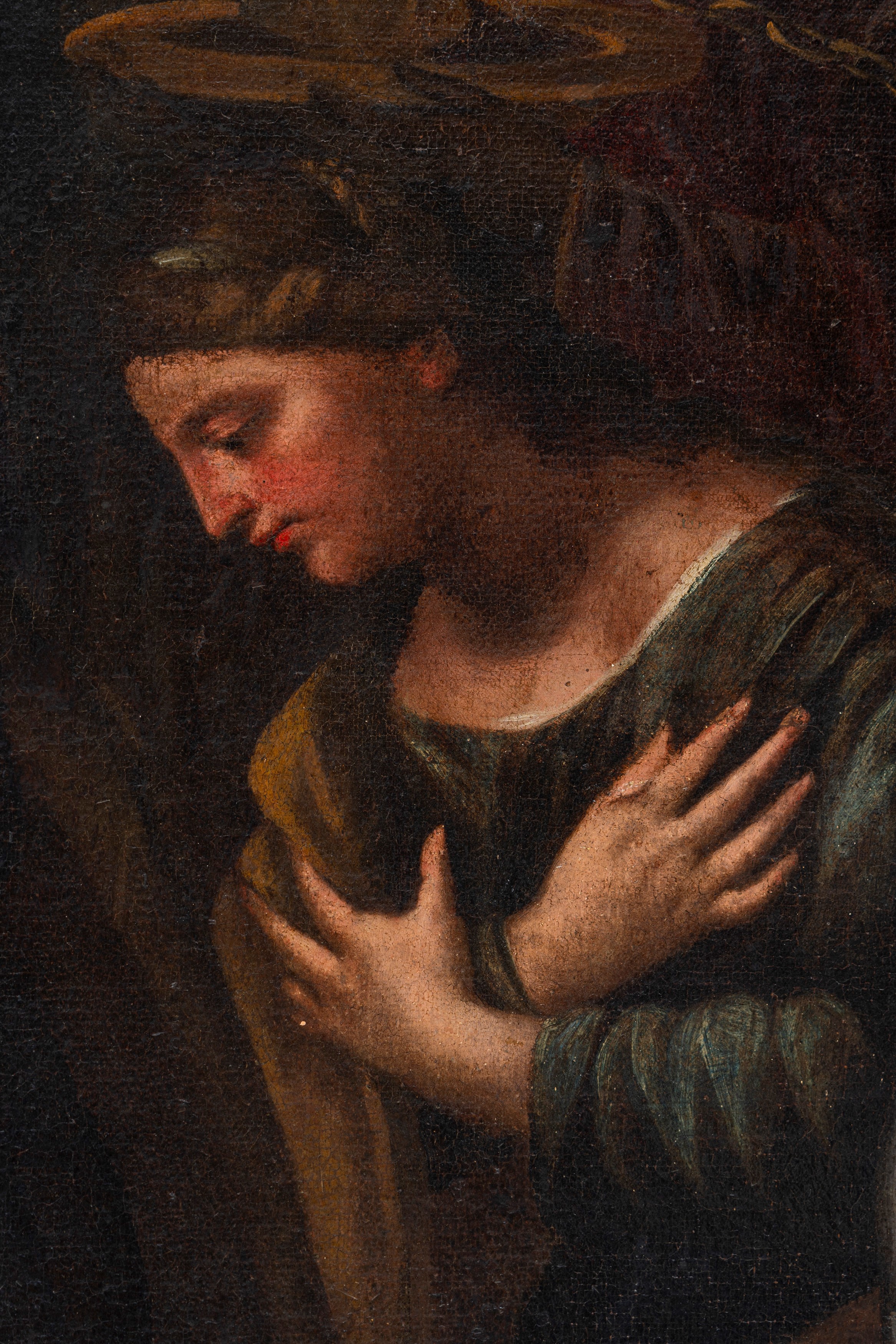 Andrea Vaccaro - Salomone adora gli idoli, olio su tela