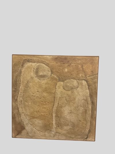 Grandi figure n. 2, strappo d’affresco, 1971