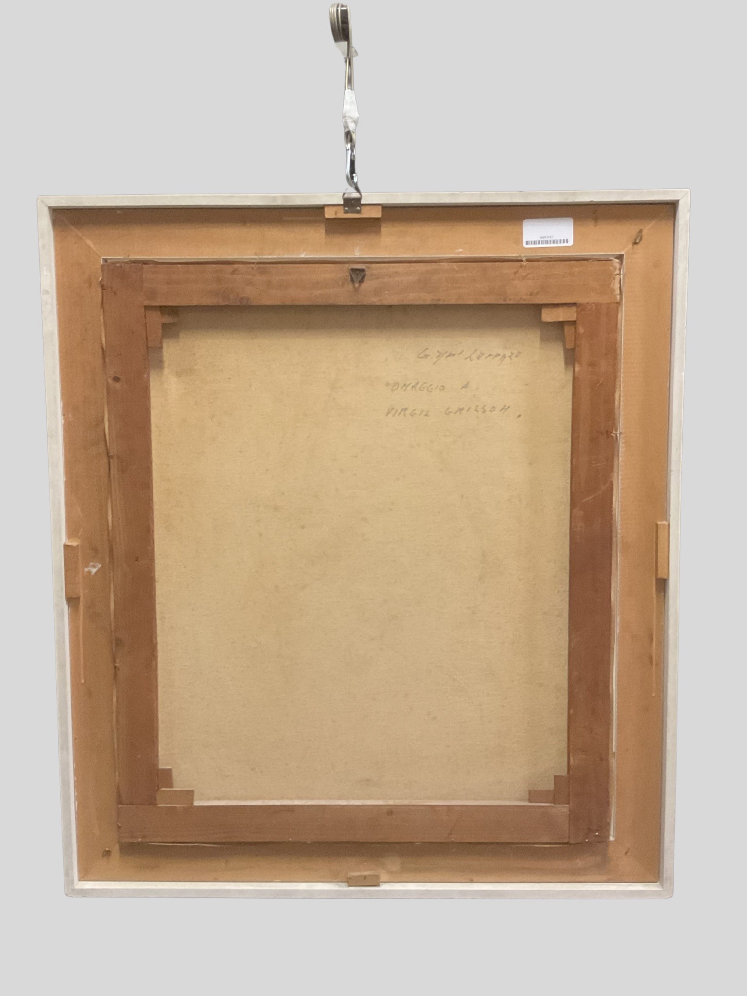 Di Lorenzo, Omaggio a Virgil Grissom, olio su tela