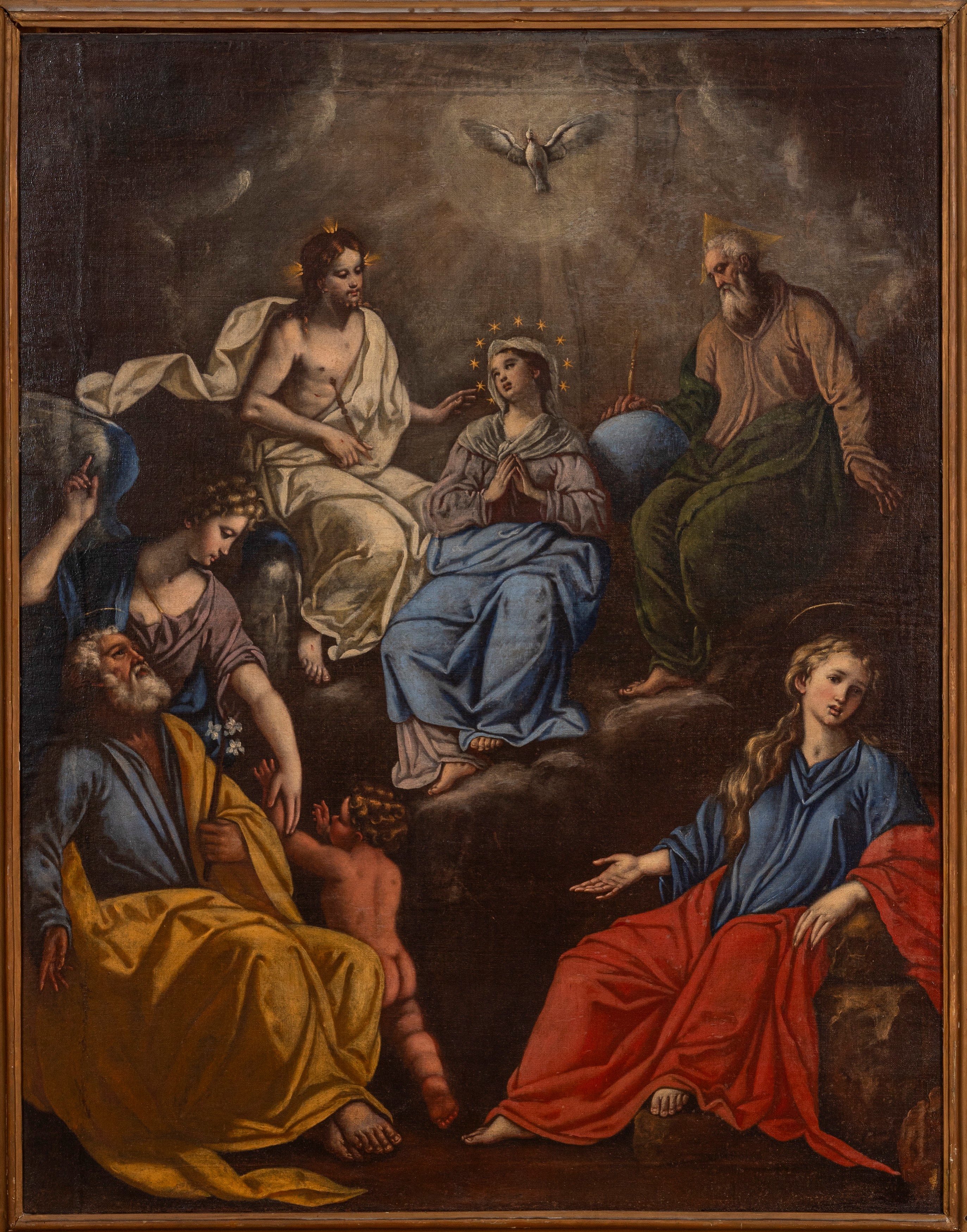 Scuola Dell'italia Meridionale, Secolo XVIII - Assunzione della Vergine, olio su tela