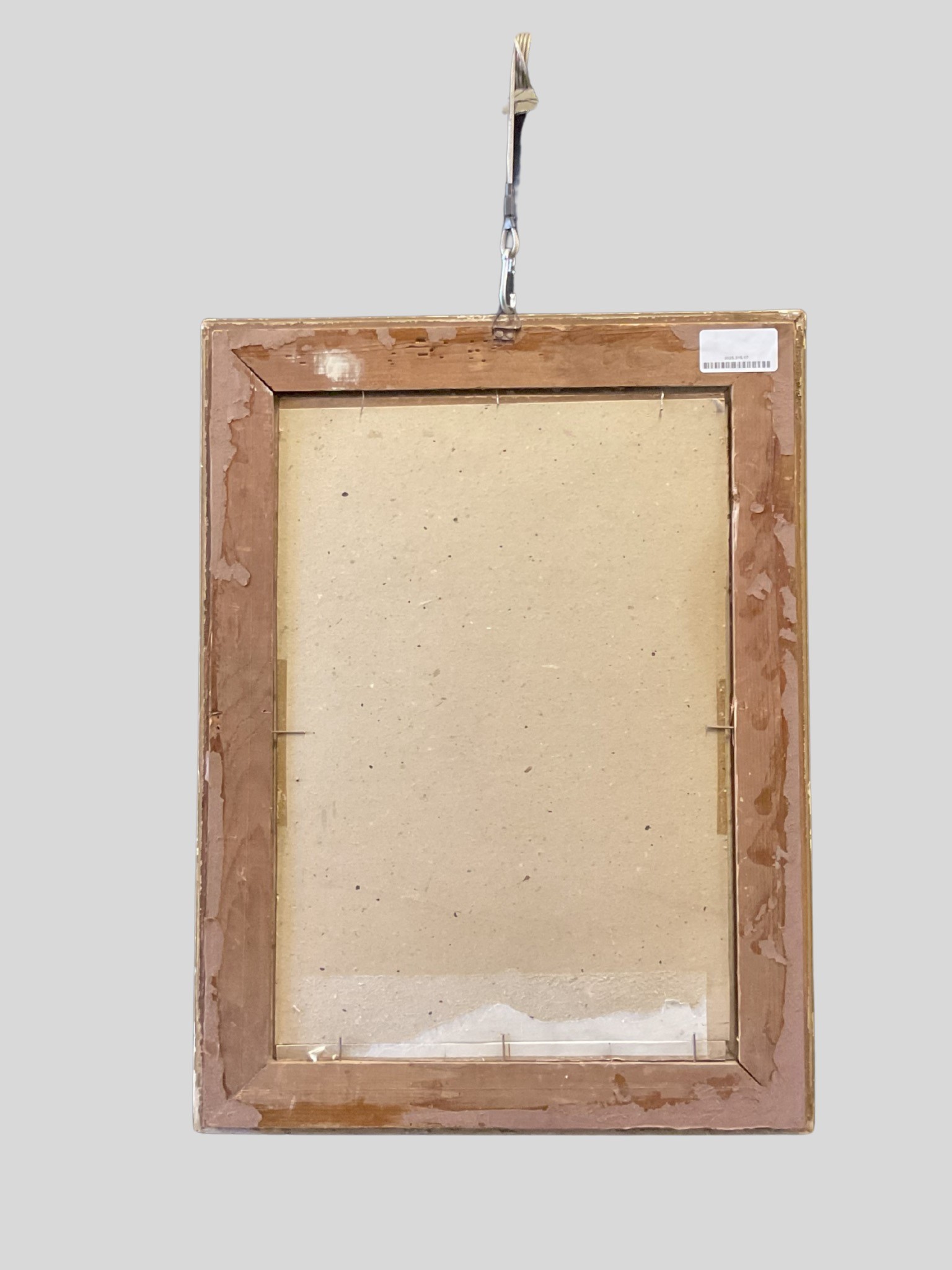 Seicento? No—XIX secolo, Fisarmonica, olio su cartone