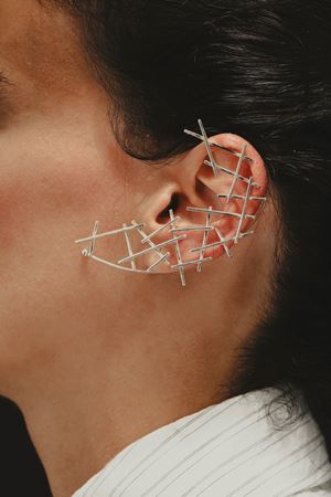 Earcuff scultoreo
