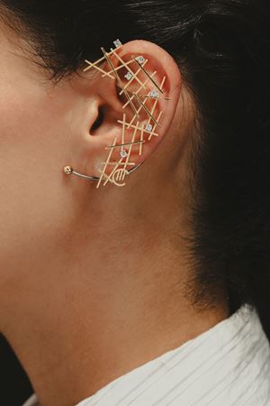 Earcuff scultoreo