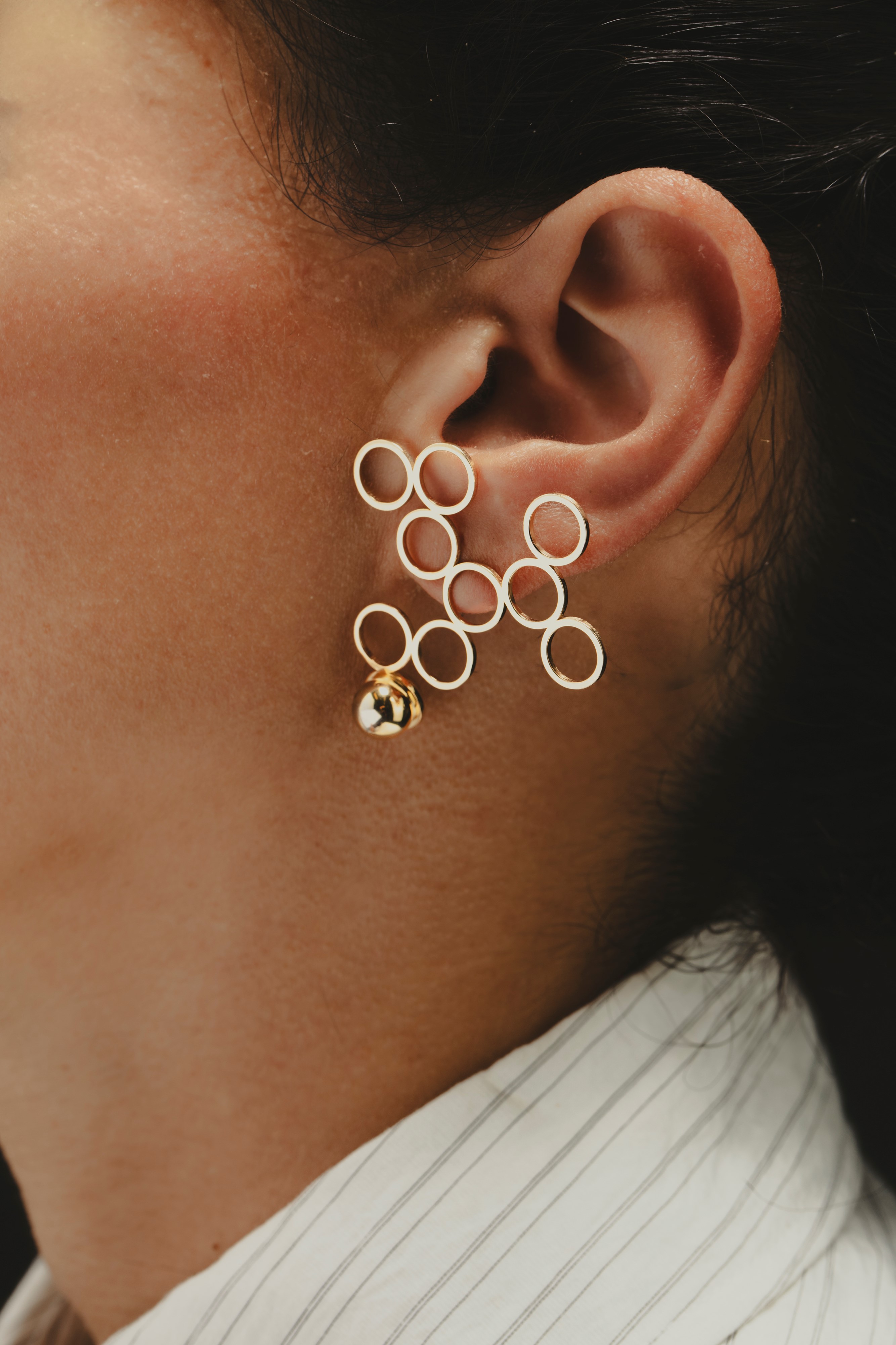 Paio di orecchini Tralcio e Grappolo