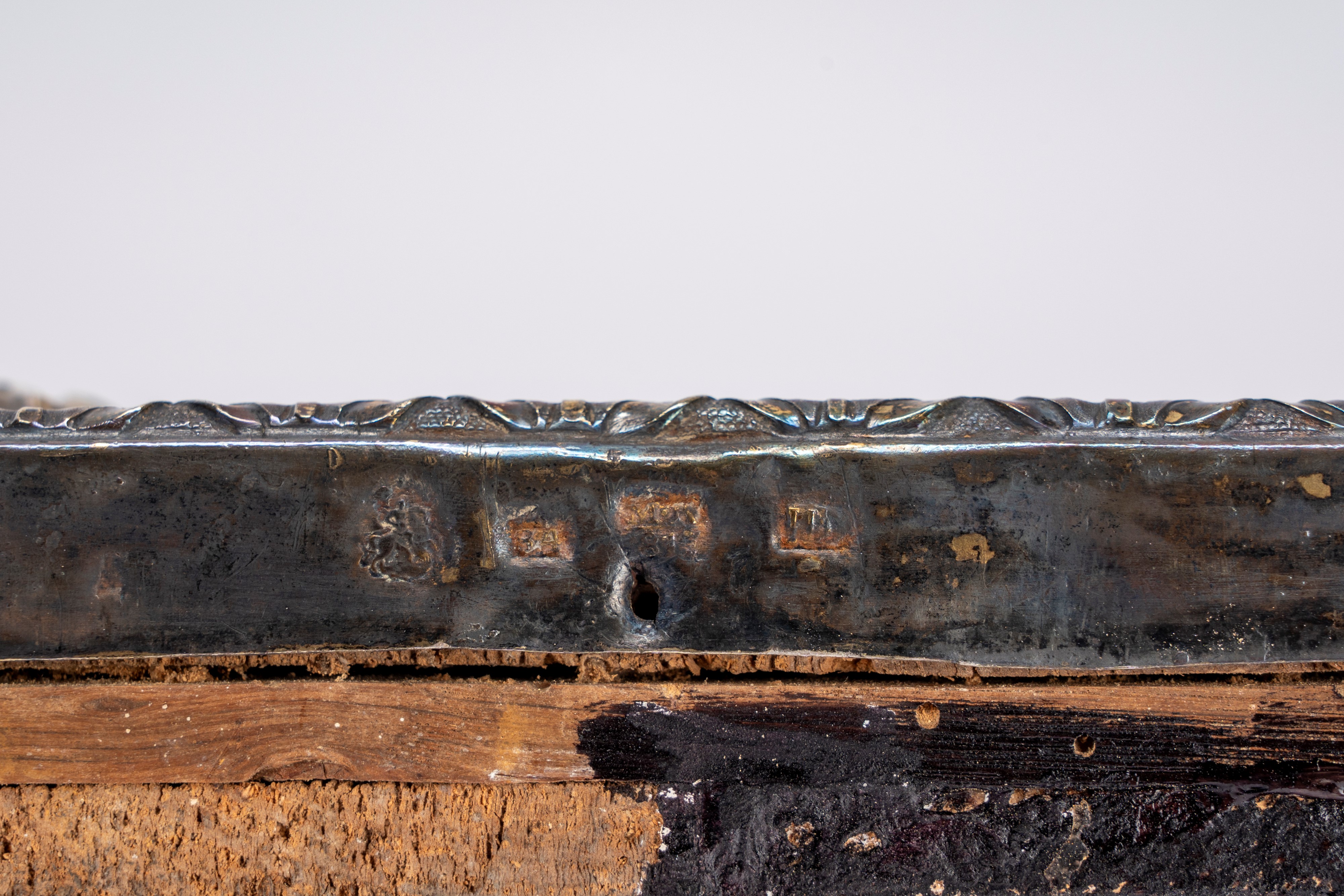 Icona a tempera su tavola raffigurante Cristo Salvator Mundi con riza in vermeil. Mosca, XIX seco...