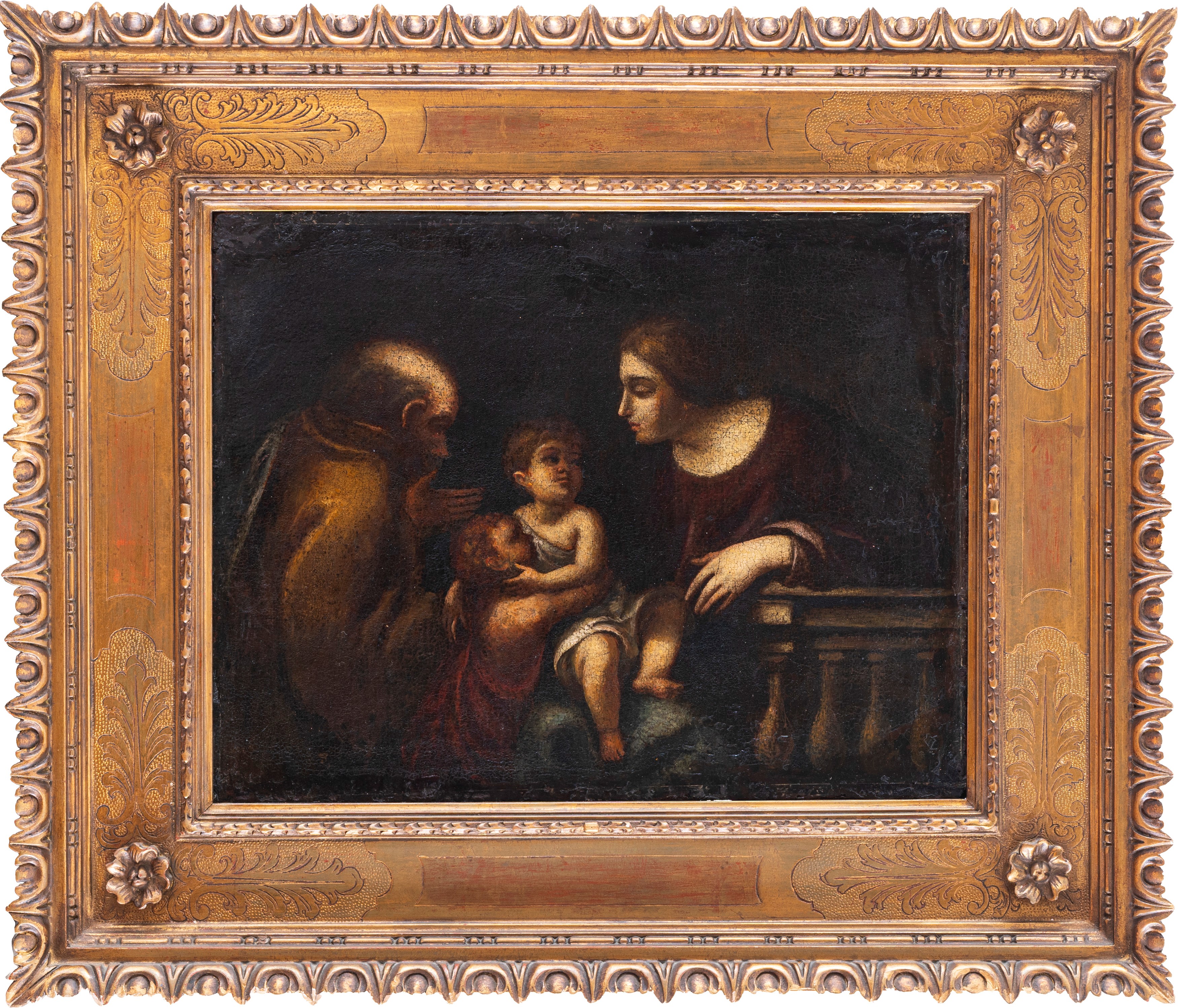 Imitatore di Annibale Carracci - Sacra Famiglia con San Giovannino