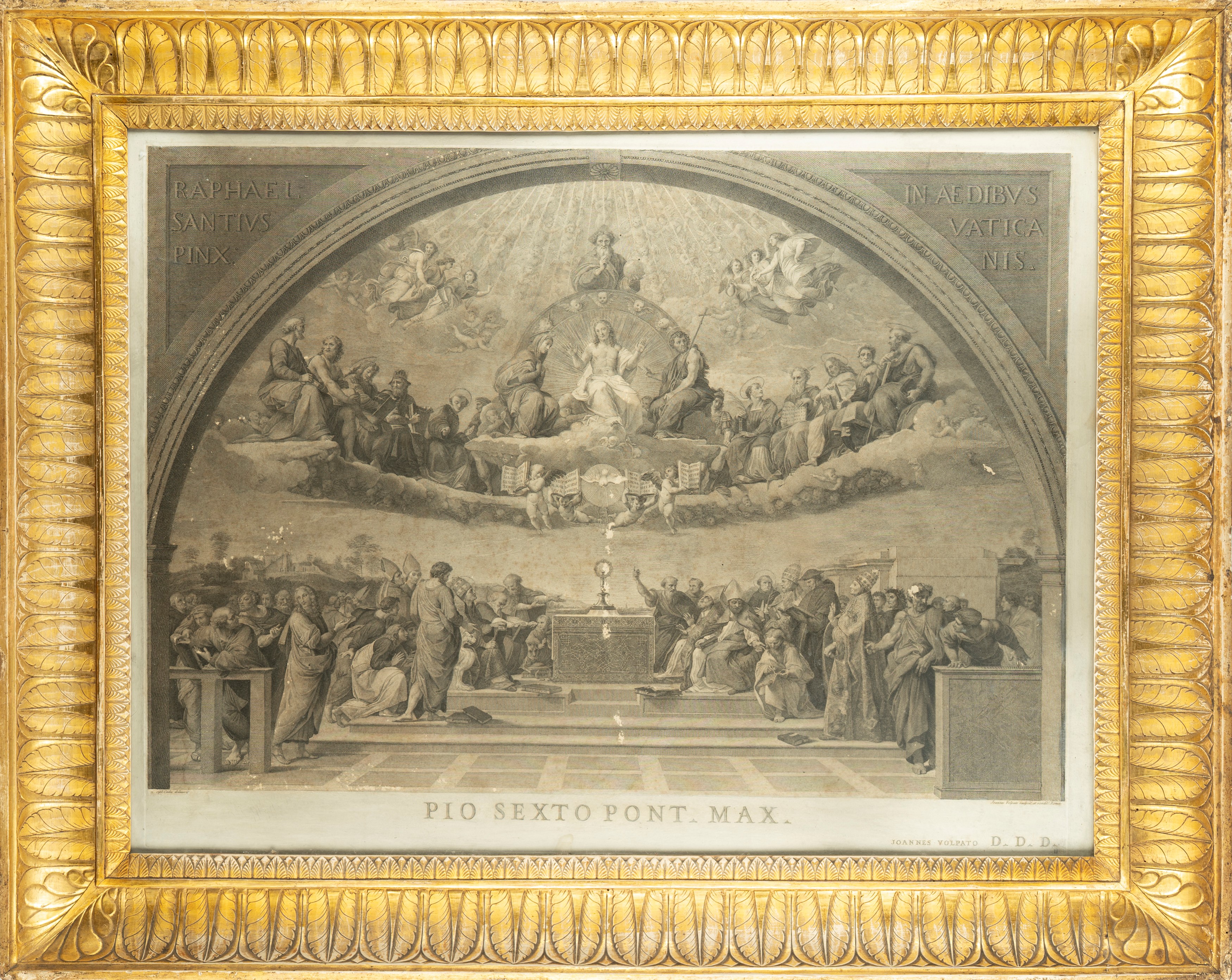 Giovanni Volpato - Due Stampe dalle Stanze Vaticane di Raffaello