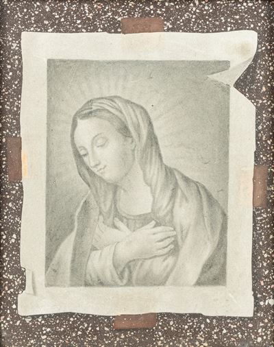 Antica Scagliola con trompe-L'oeil