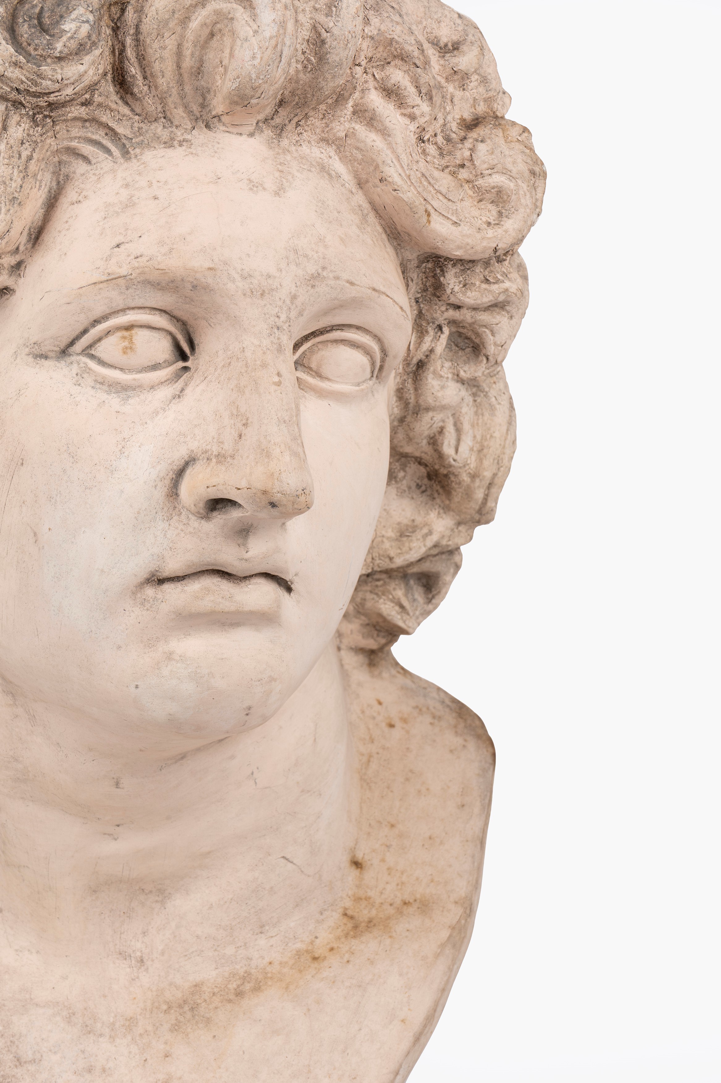 Busto di Alessandro Magno in Terracotta