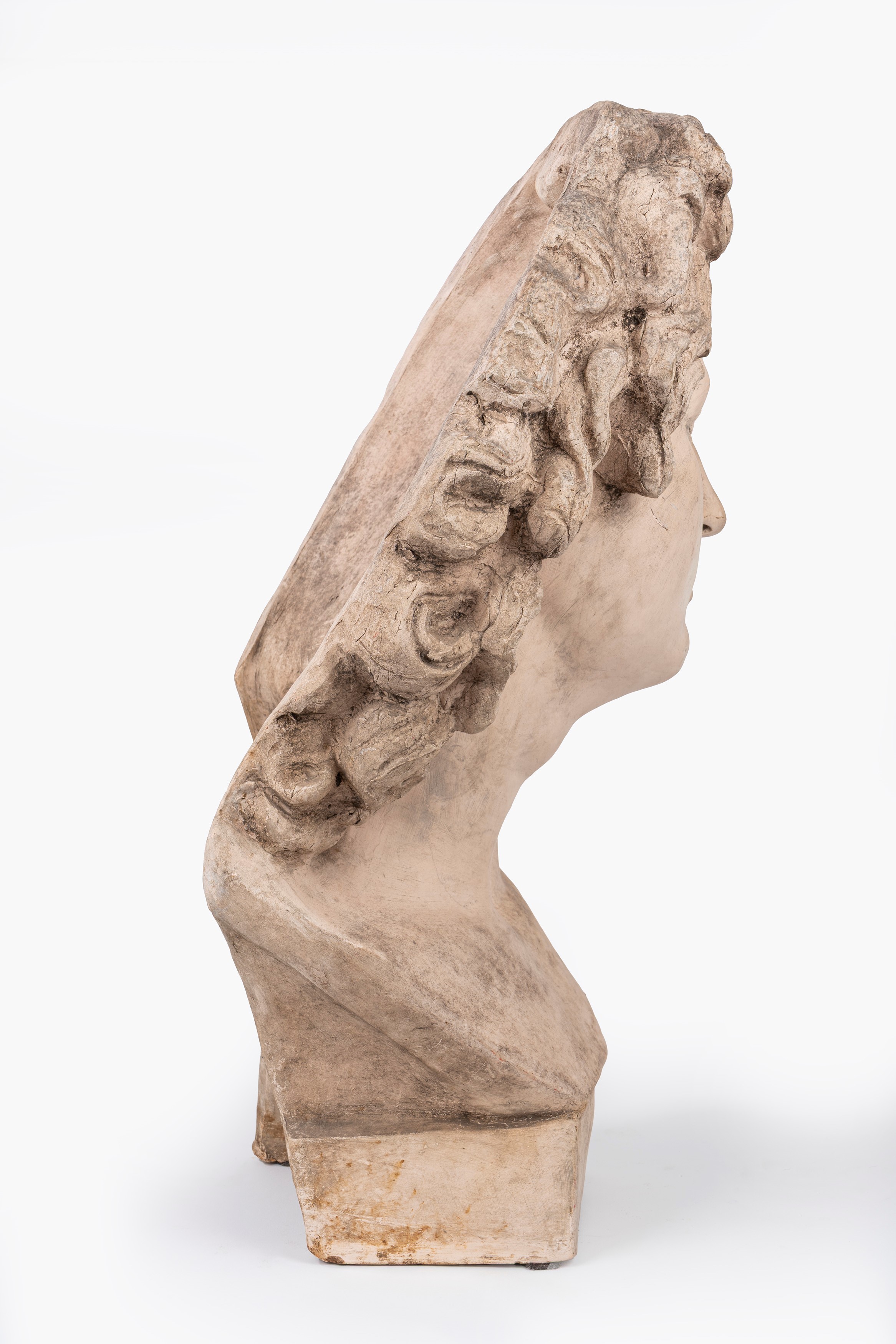 Busto di Alessandro Magno in Terracotta