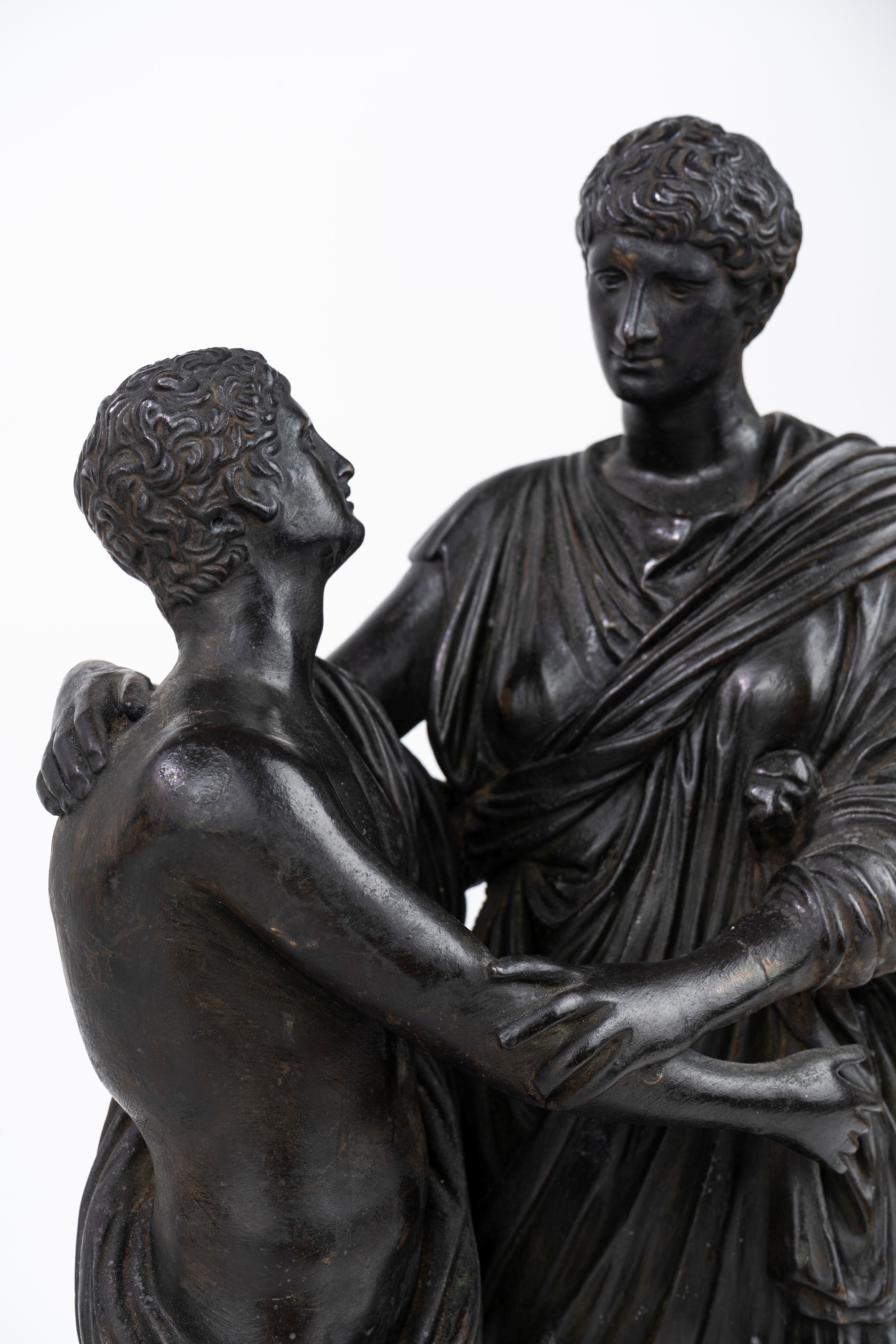 Gruppo Scultureo in Bronzo Raffigurante Oreste ed Elettra