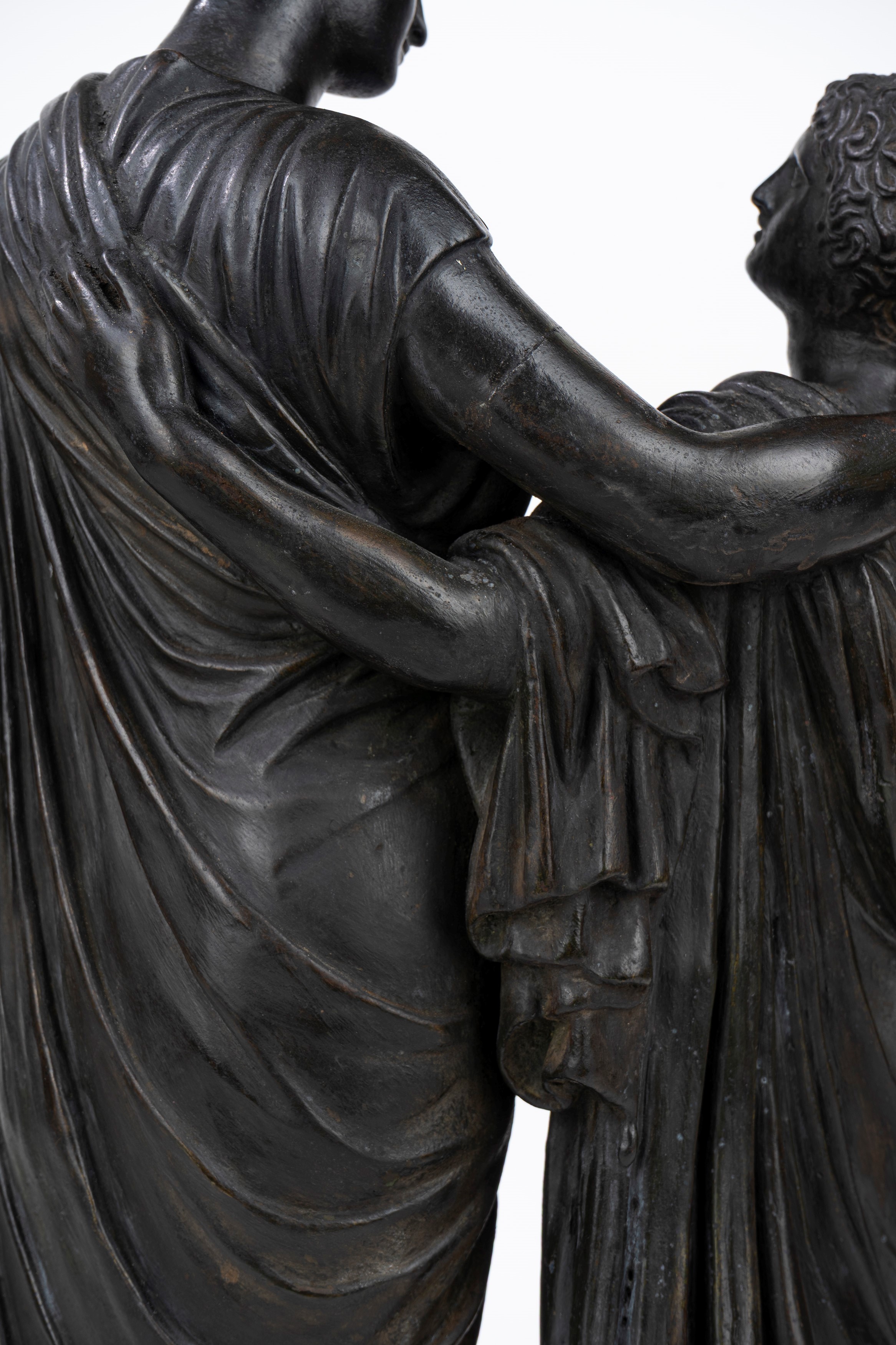 Gruppo Scultureo in Bronzo Raffigurante Oreste ed Elettra