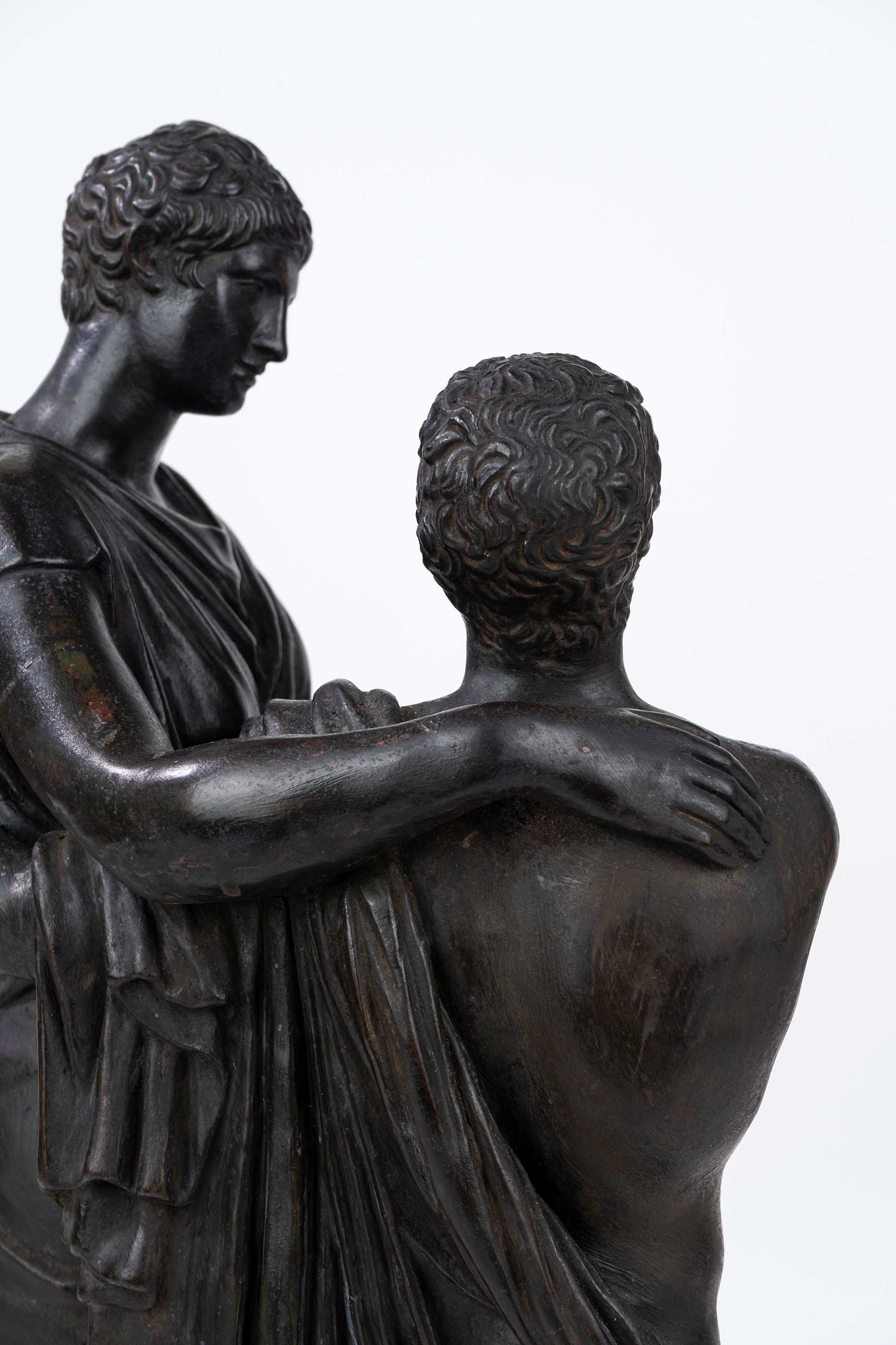 Gruppo Scultureo in Bronzo Raffigurante Oreste ed Elettra