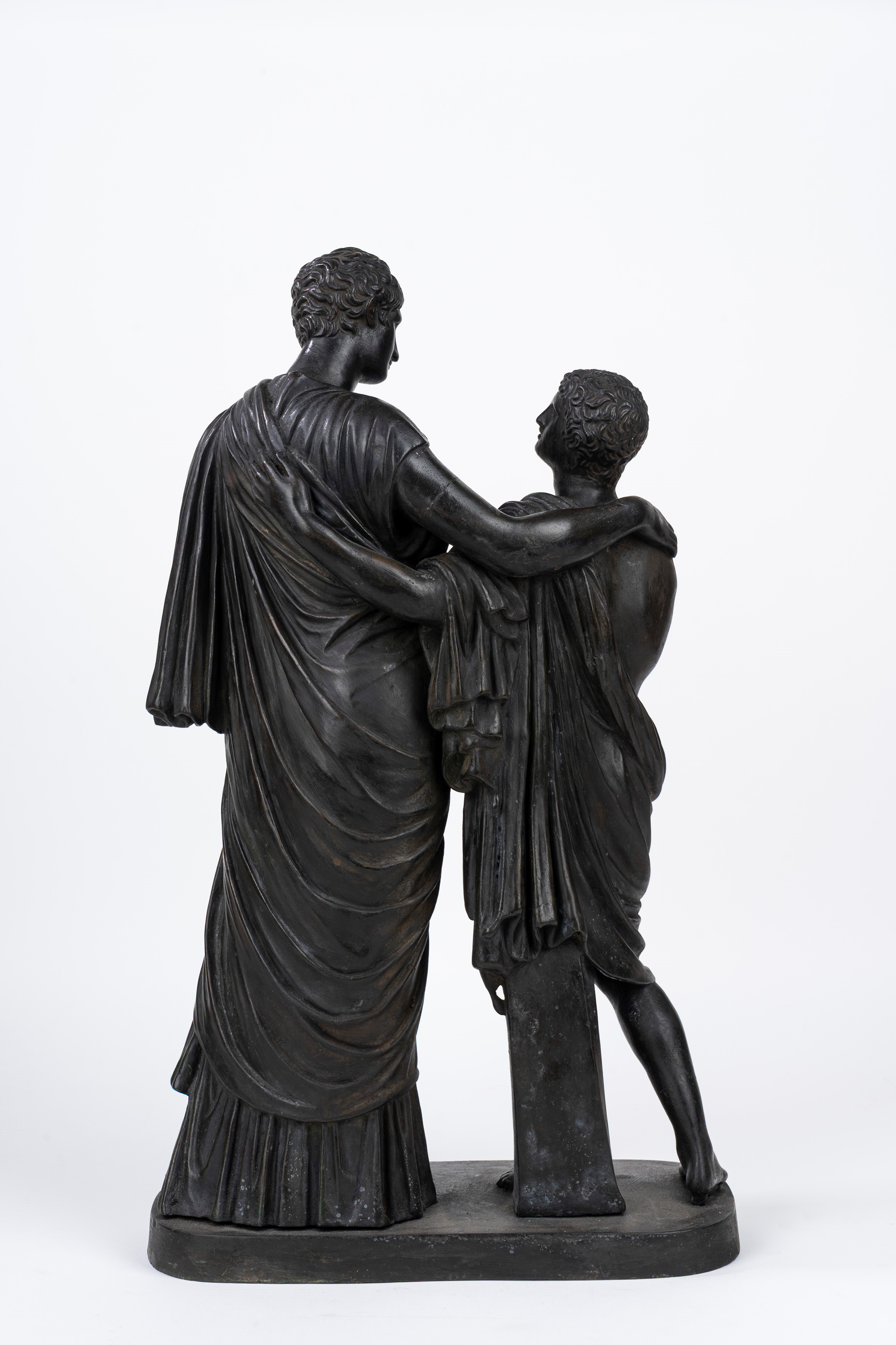 Gruppo Scultureo in Bronzo Raffigurante Oreste ed Elettra
