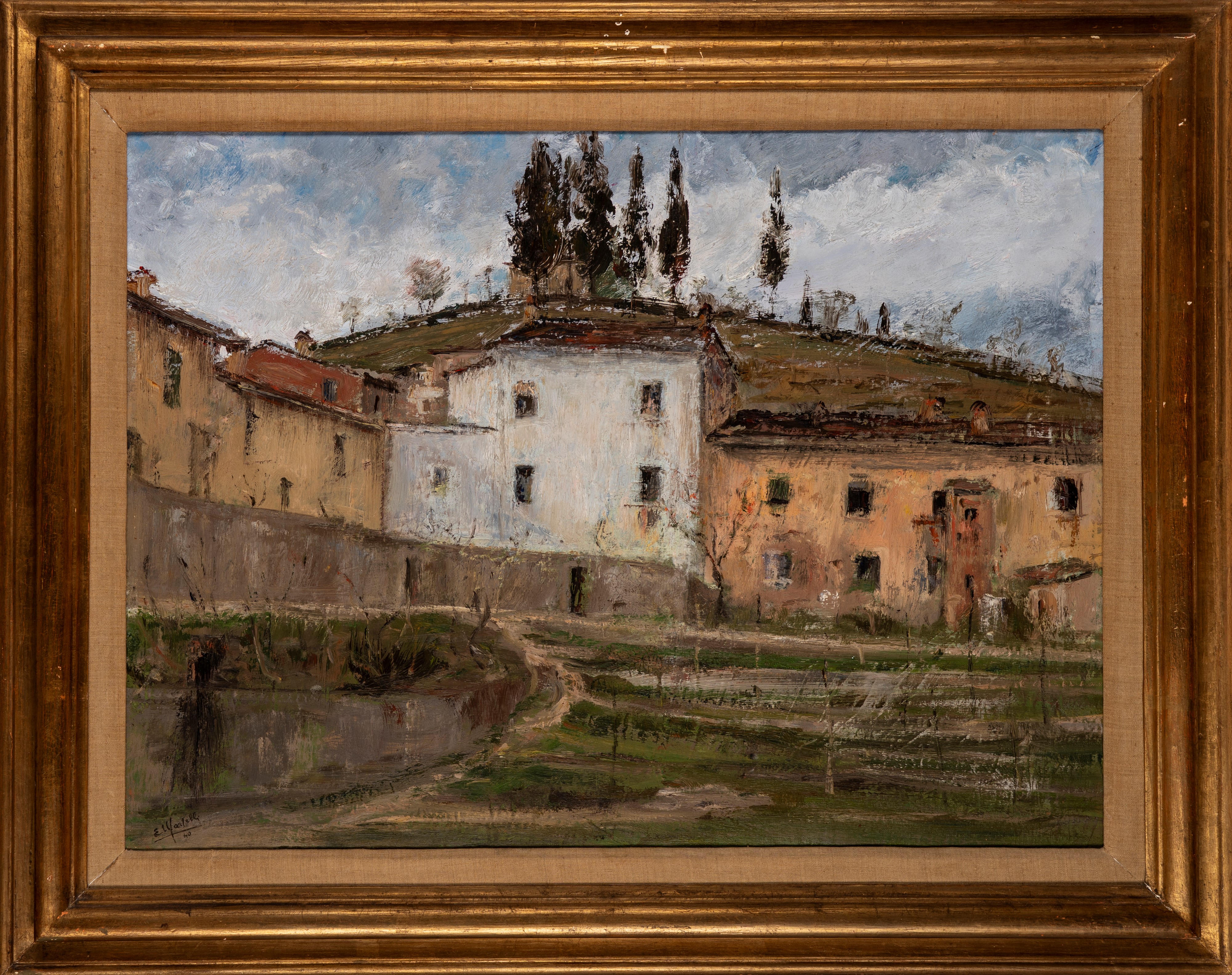 Emilio Martelli - Paesaggio Toscano