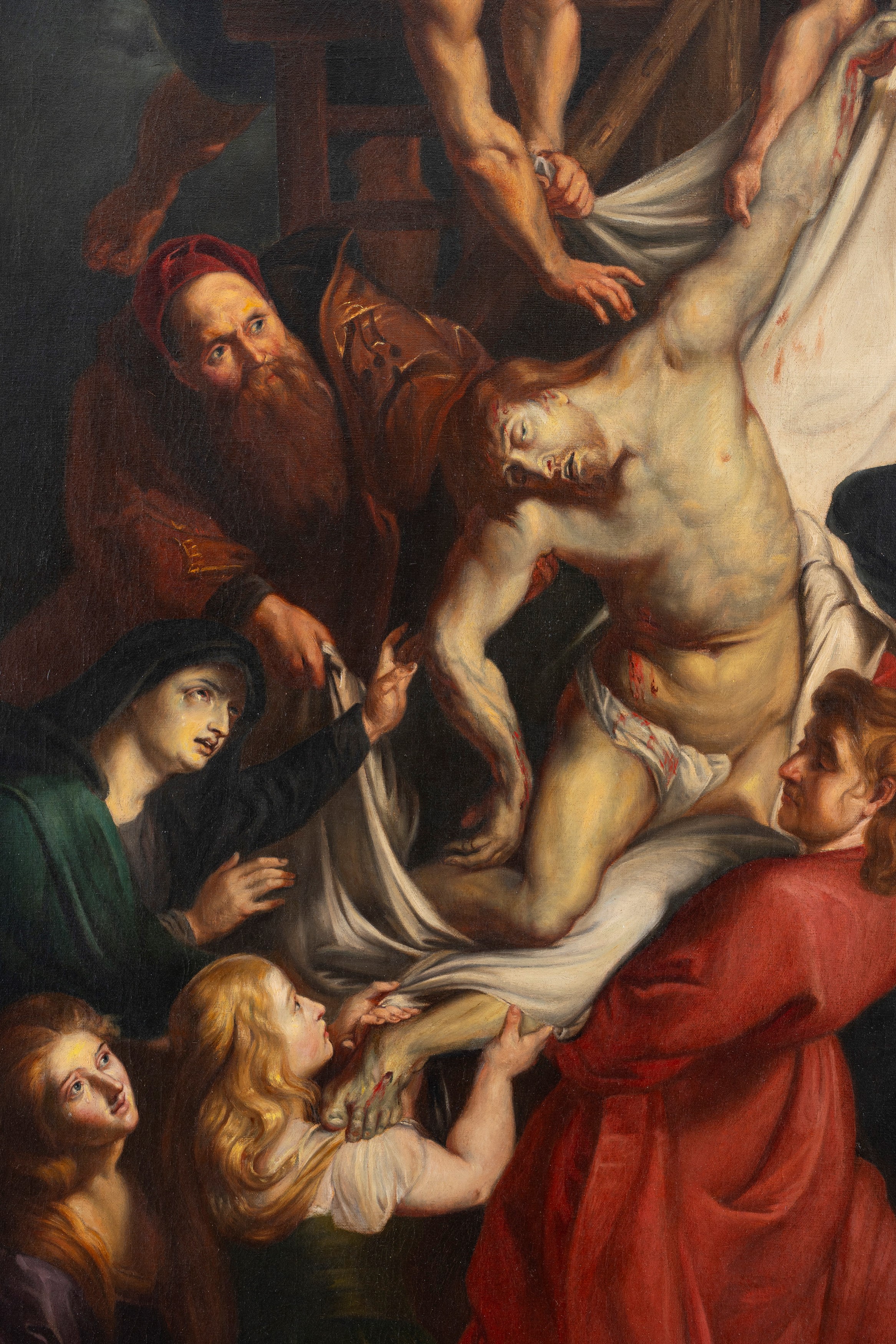 J. H. Mols (scuola Olandese XIX-XX Secolo) - Deposizione dalla Croce