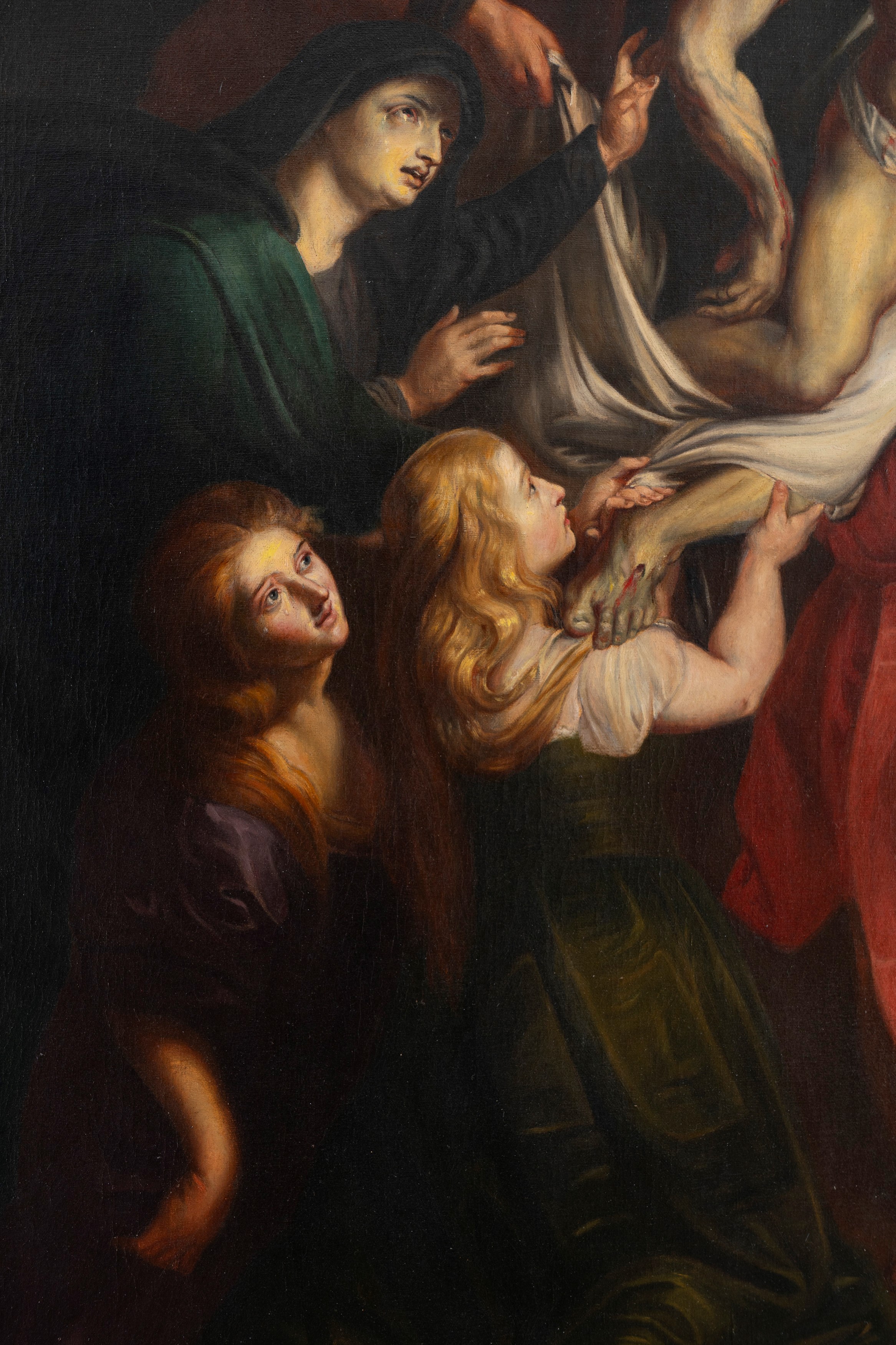J. H. Mols (scuola Olandese XIX-XX Secolo) - Deposizione dalla Croce