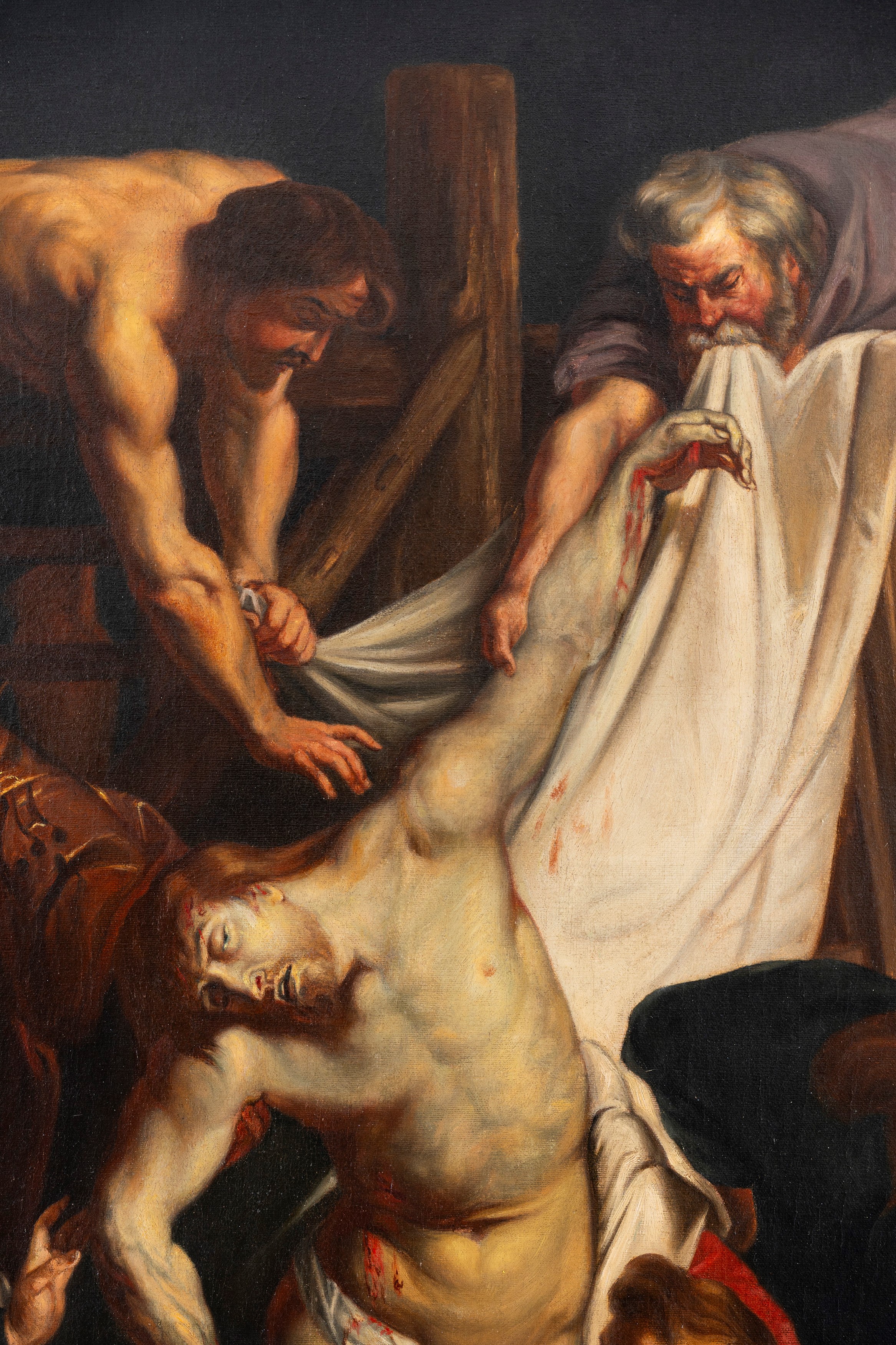 J. H. Mols (scuola Olandese XIX-XX Secolo) - Deposizione dalla Croce