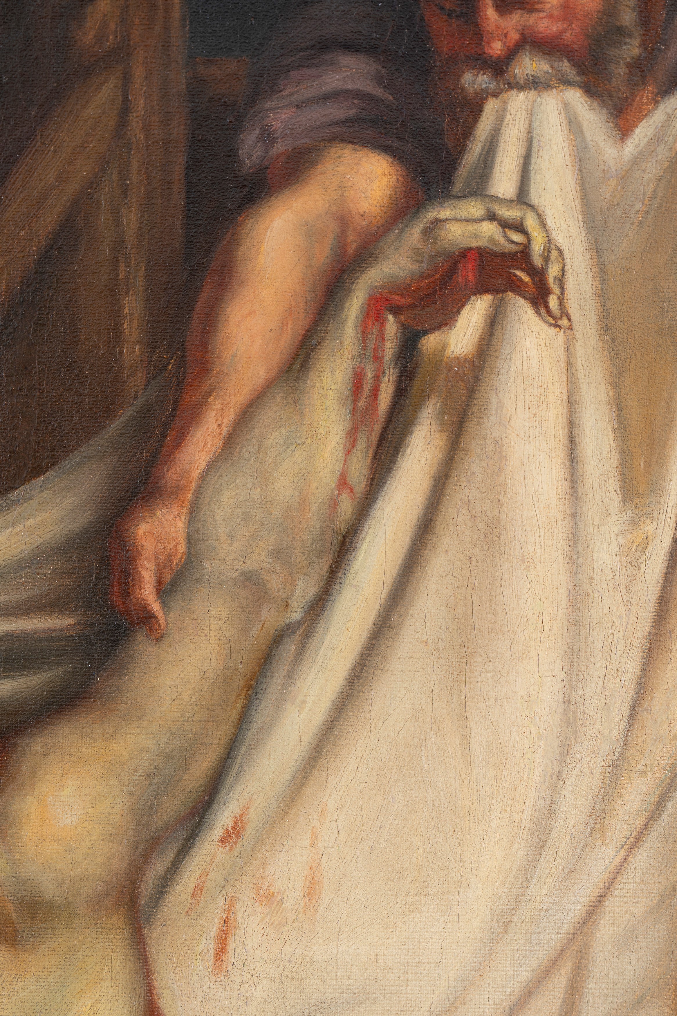 J. H. Mols (scuola Olandese XIX-XX Secolo) - Deposizione dalla Croce