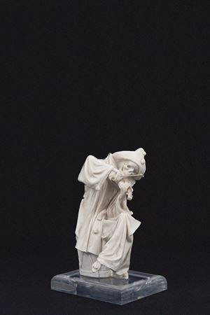 Scheletro Pierrot che suona il violino (la Morte)