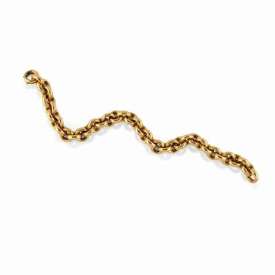 Bracciale in oro giallo 18K a maglie