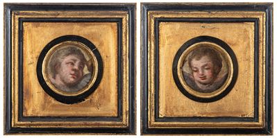 Due Teste di Cherubini (frammenti)