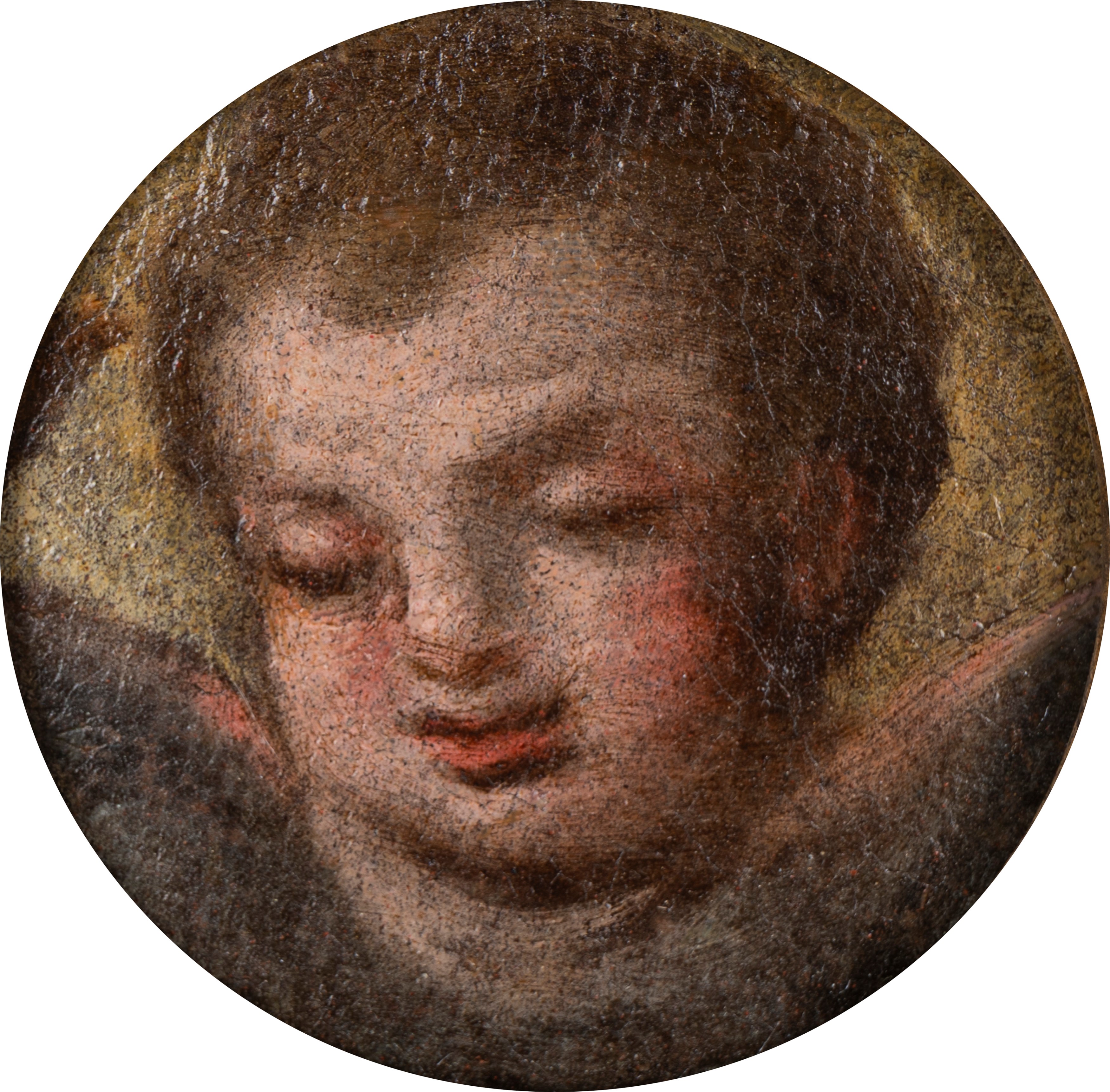 Scuola Italiana, Secolo XVIII - Due Teste di Cherubini (frammenti)