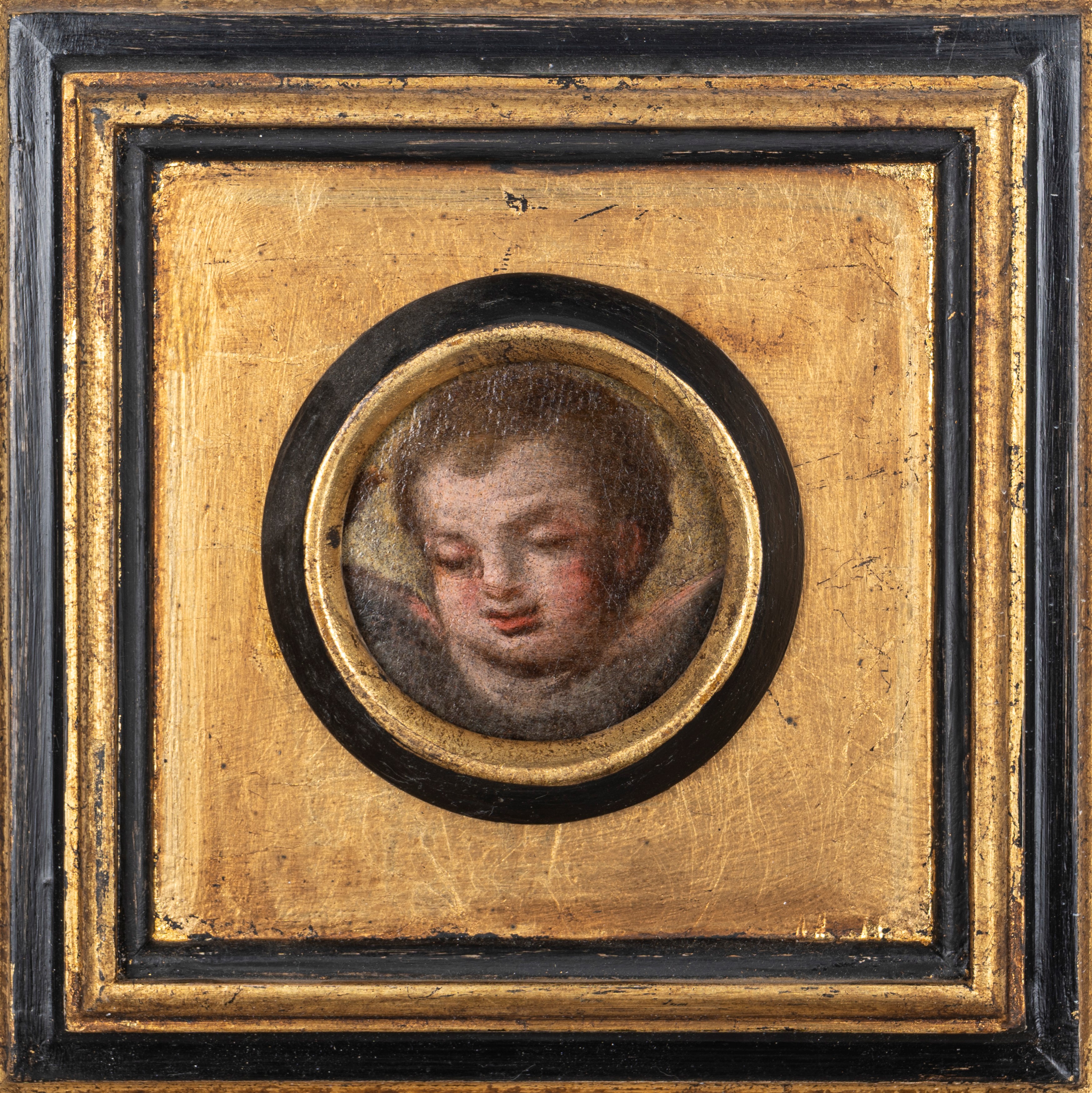 Scuola Italiana, Secolo XVIII - Due Teste di Cherubini (frammenti)