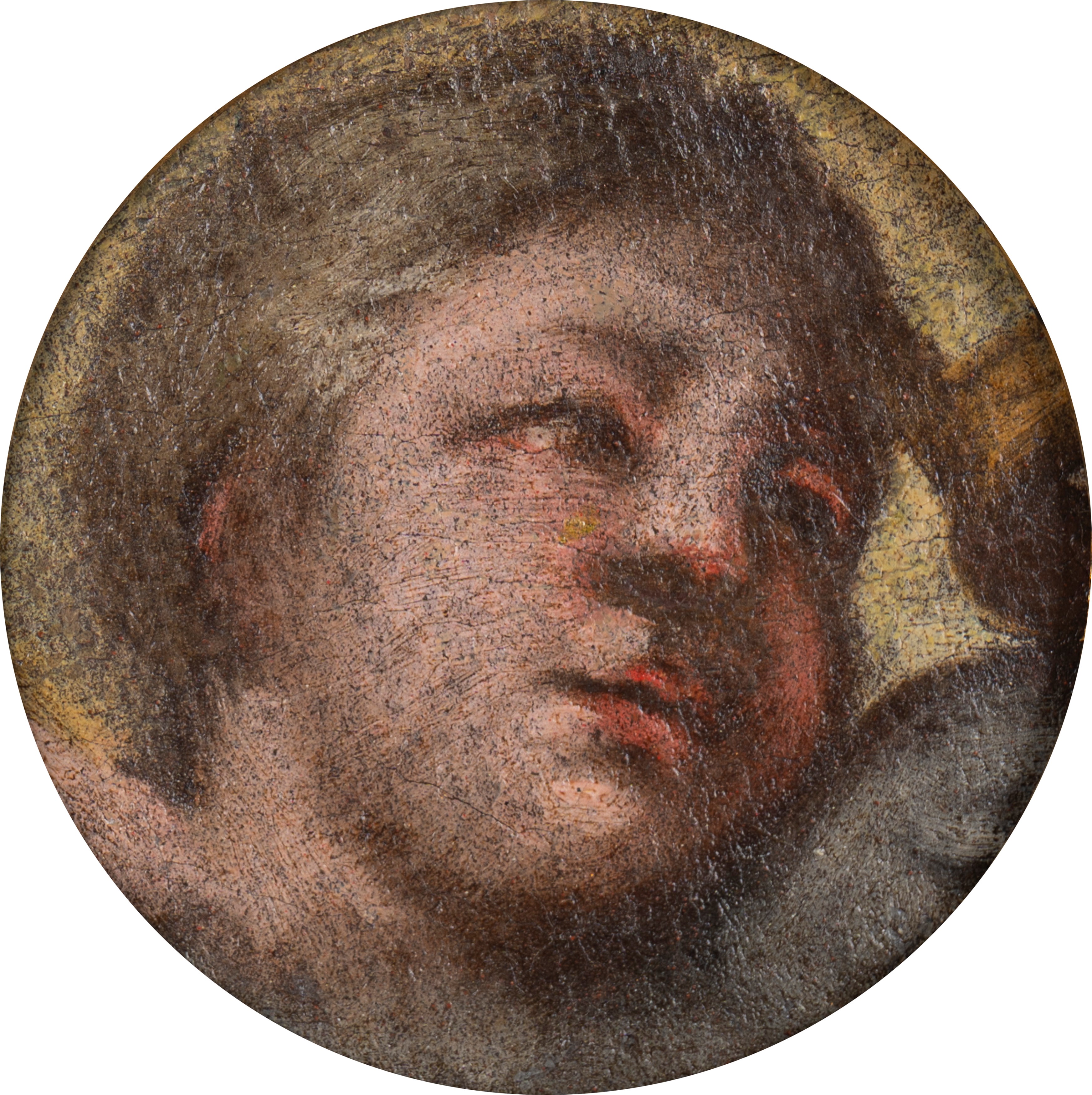 Scuola Italiana, Secolo XVIII - Due Teste di Cherubini (frammenti)