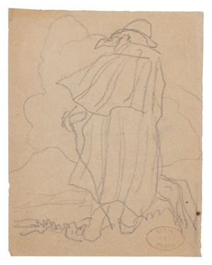 Man with a tabard