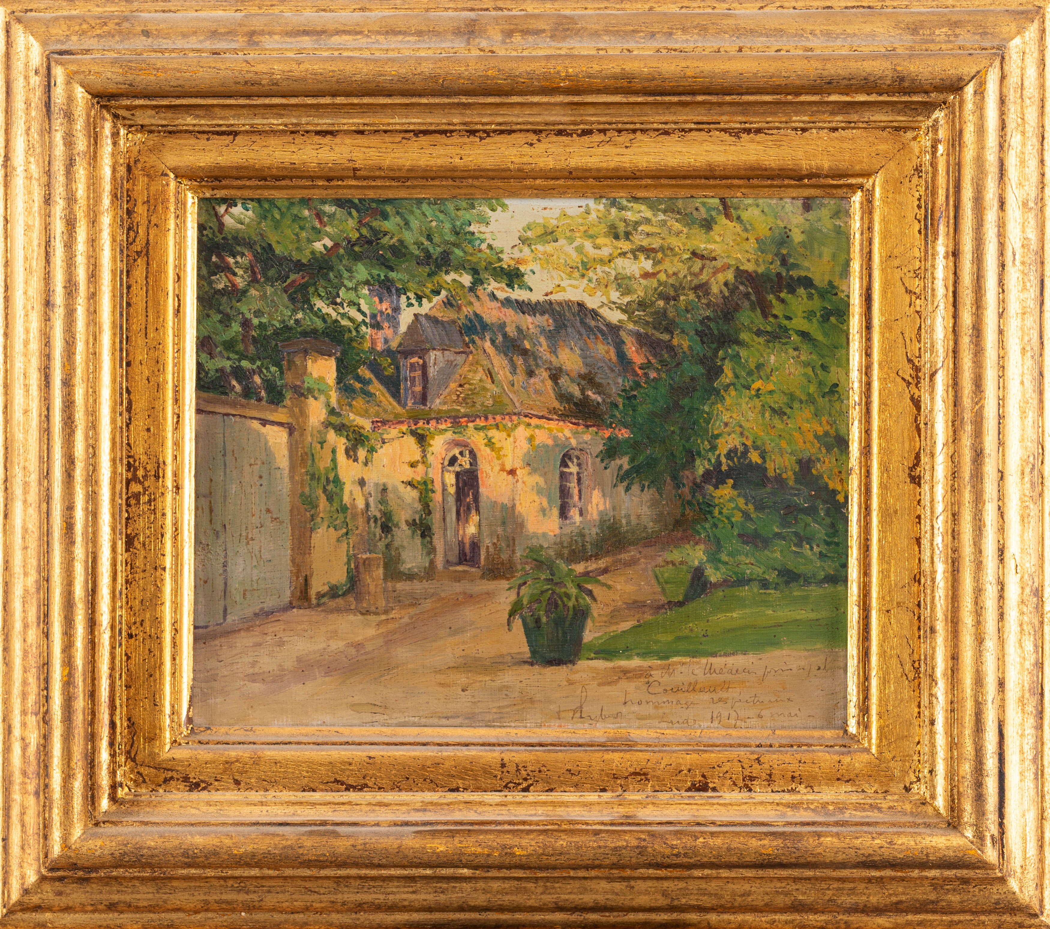 Scuola Francese, Inizi Secolo XX - Giardino di una Villa