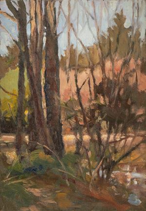 Among the trees