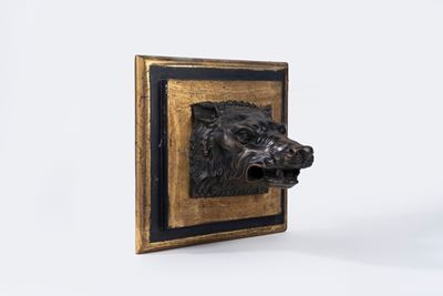 Testa di Lupa in Bronzo