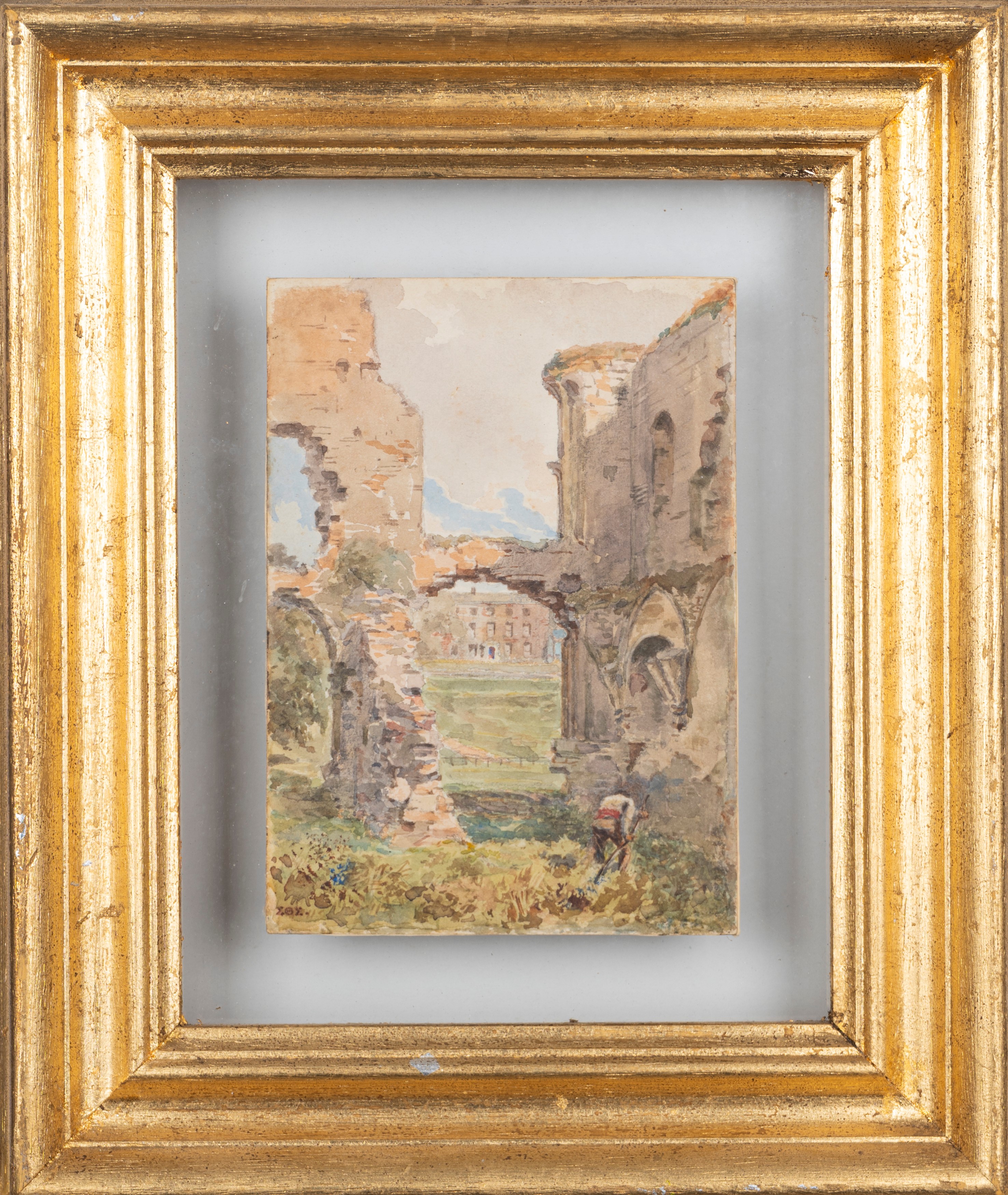 Scuola Europea Fine del XIX Secolo - Antiche Rovine