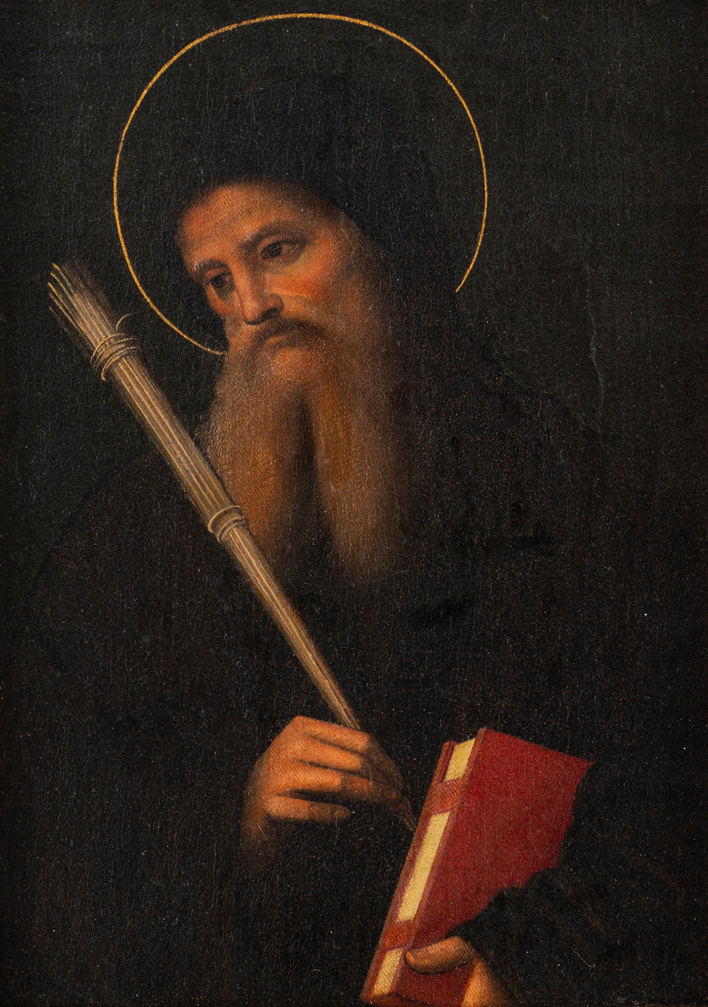 Imitatore di Perugino - Tre Dipinti Raffiguranti Santi