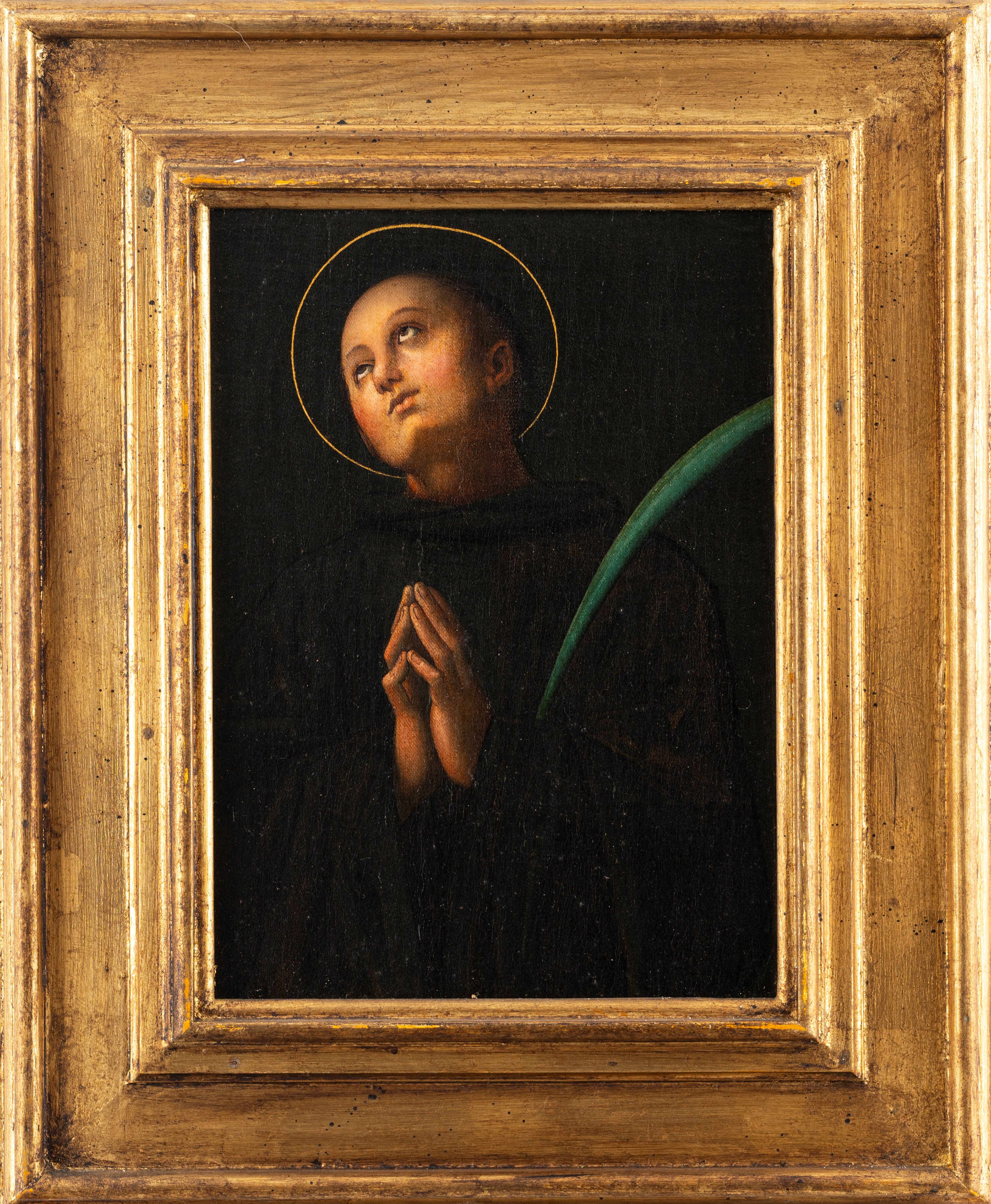 Imitatore di Perugino - Tre Dipinti Raffiguranti Santi