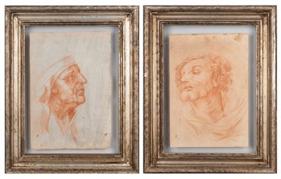 Due Studi di Figure (papa e Apostolo)